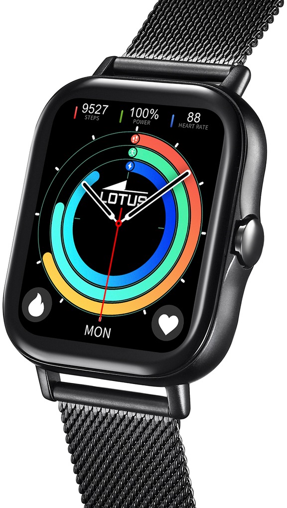 Lotus Smartwatch »50046/1«, Armbanduhr, Herrenuhr, Edelstahlarmband, Schrittzähler, Geschenkidee