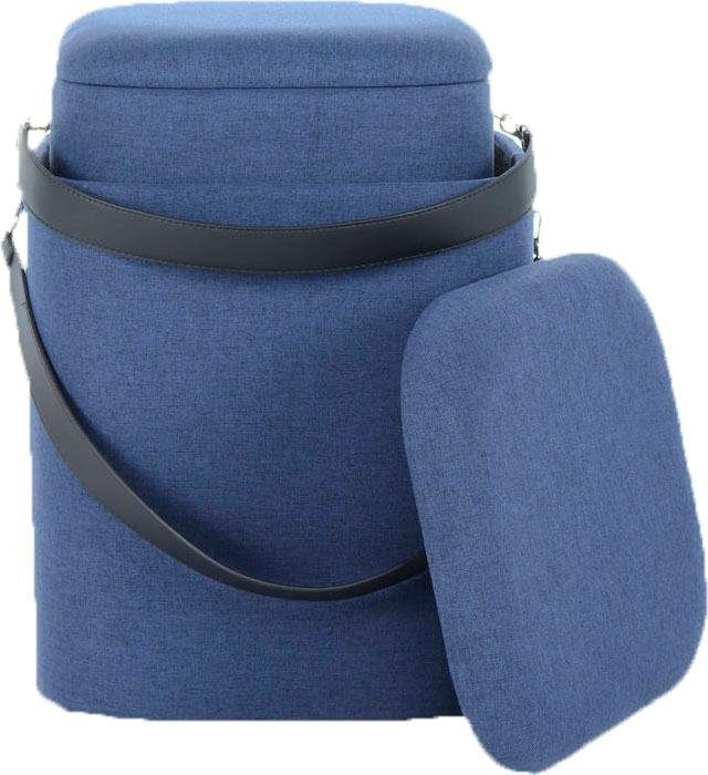 Kayoom Hocker »Arabella 225 2er-Set, abnehmbare Sitzfläche, Lagerfläche im Inneren«, (Set, 2 St.), stapelbar, gepolstert, mit Stauraum, abgerundete quadratische Form