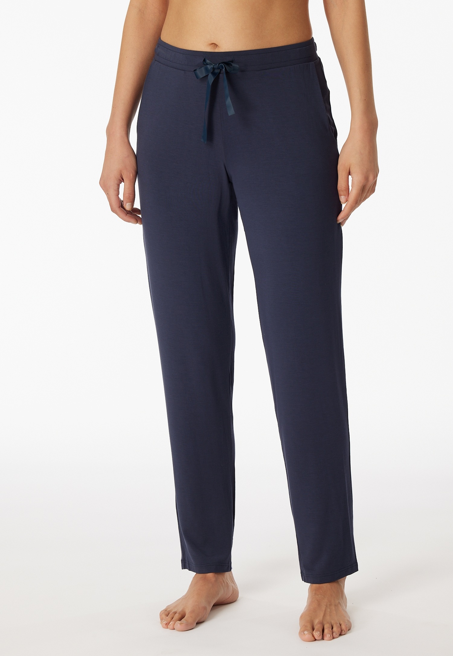 Schiesser Pyjamahose »Mix + Relax«  Single Jersey Qualität, bequem, Satin-Bindeband