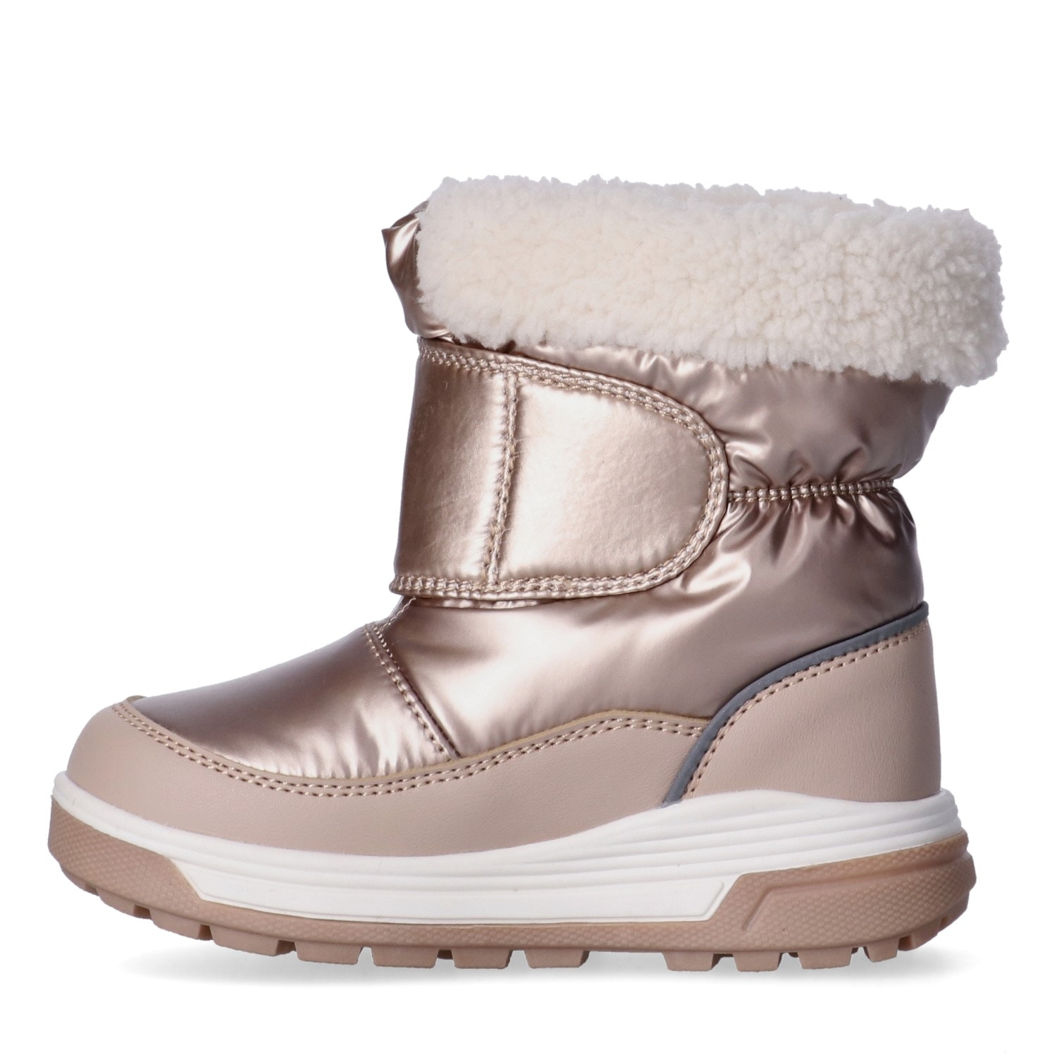 Tommy Hilfiger Winterboots  Moonboots, Klettstiefel mit kuscheligem Teddyfell-Kragen