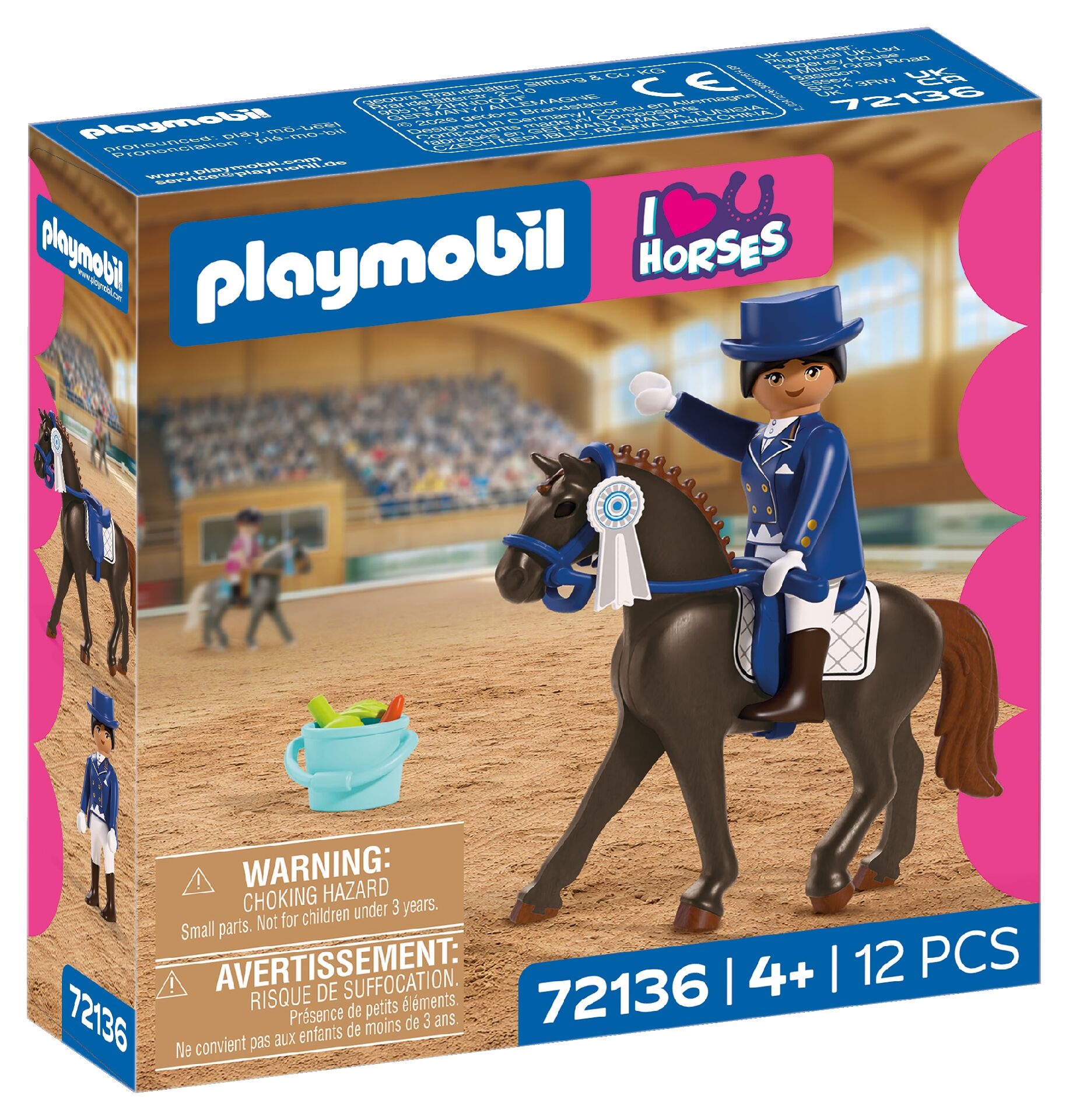Playmobil® Konstruktions-Spielset »Dressurreiten (72136), I Love Horses« Made in Europe
