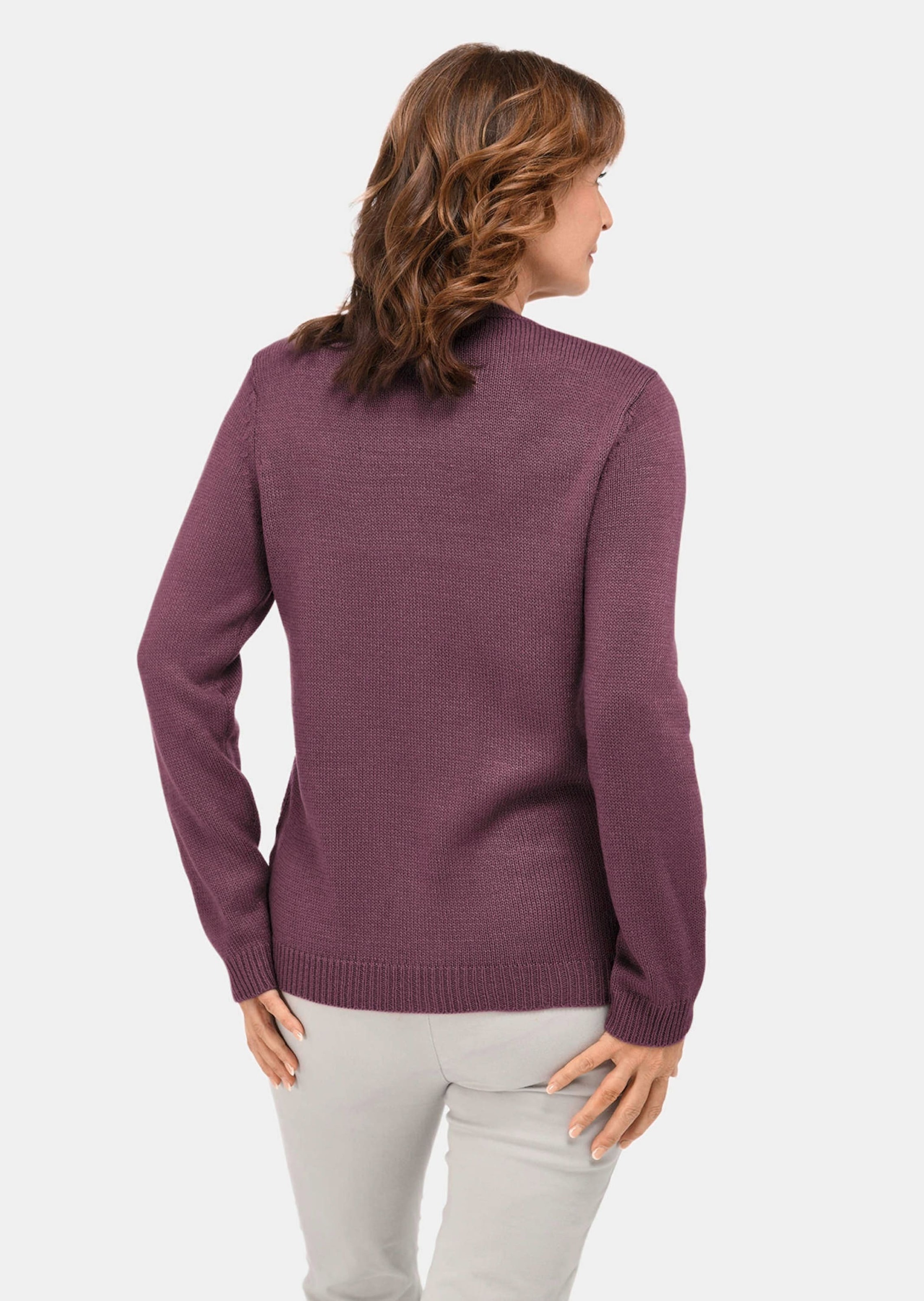 GOLDNER Strickpullover »Kurzgröße Kurzgröße - Pflegeleichter Pullover in hochwertiger Rippenstruktur«