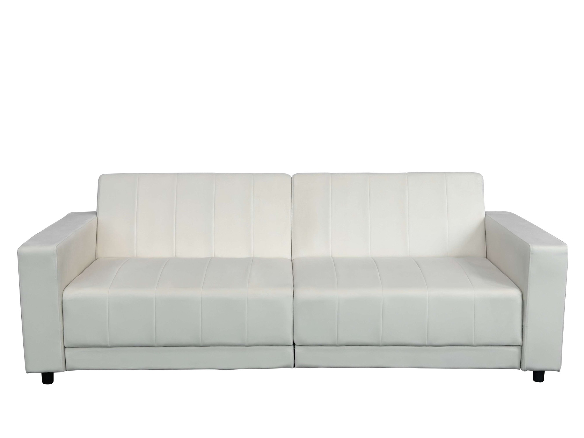 Dorel Home 3-Sitzer »Allie II Schlafsofa 225 cm«, Bett-Funktion (108/190cm), Rückenlehne 2-teilig, mit Steppung