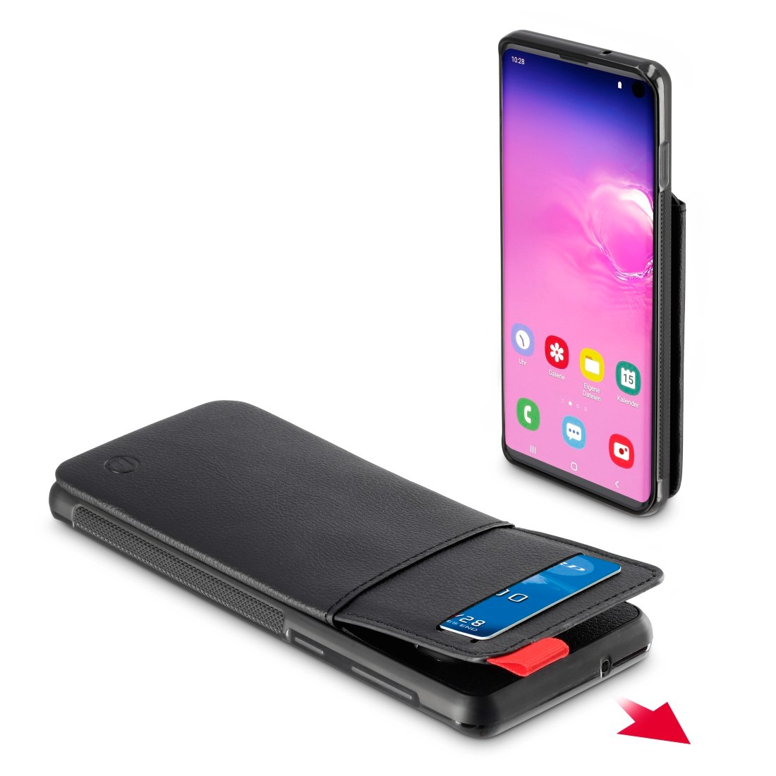 Cover, Tasche für Samsung Galaxy S10 Red Sensation No. 1...