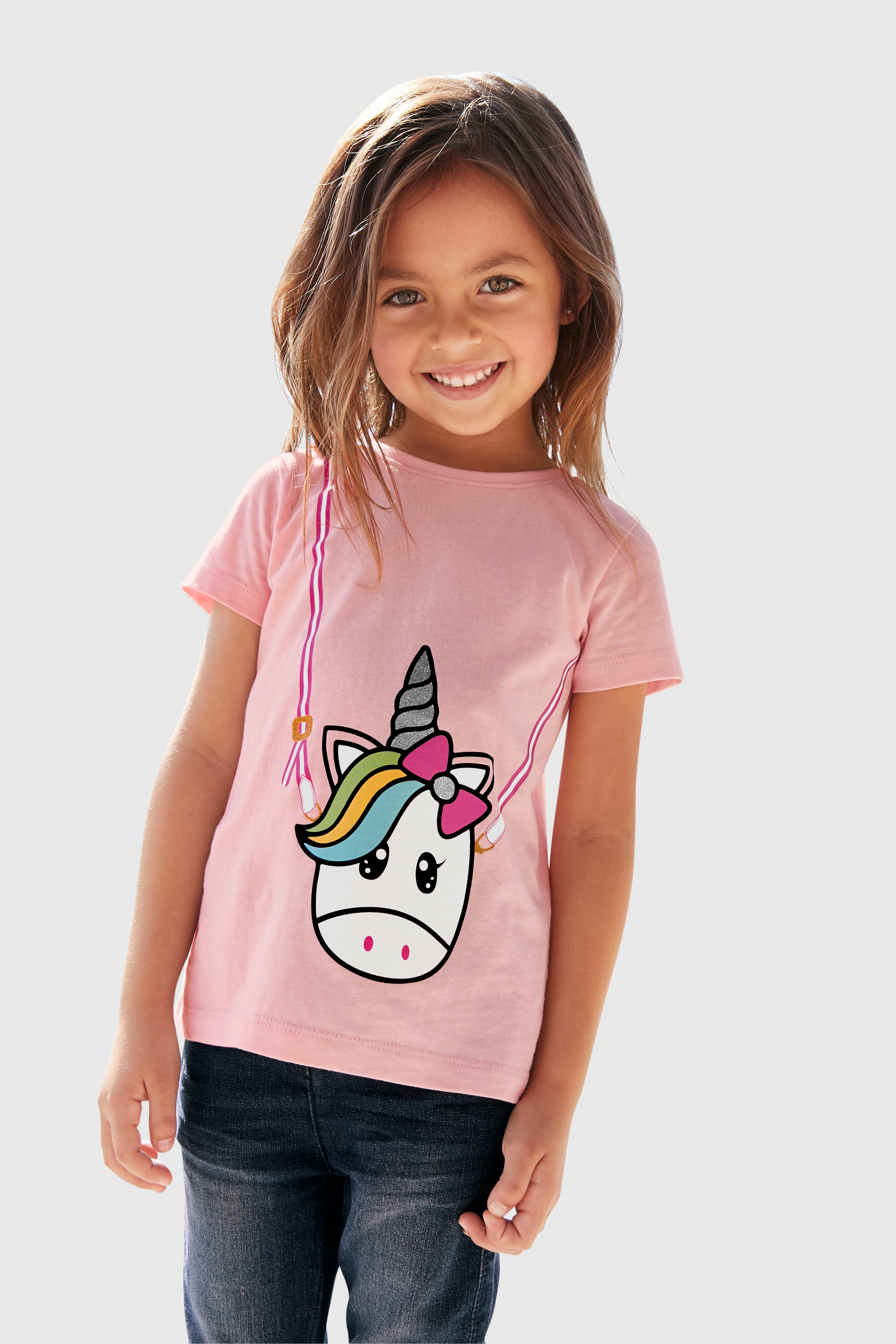 KIDSWORLD T-Shirt, mit niedlichem Einhornmotiv