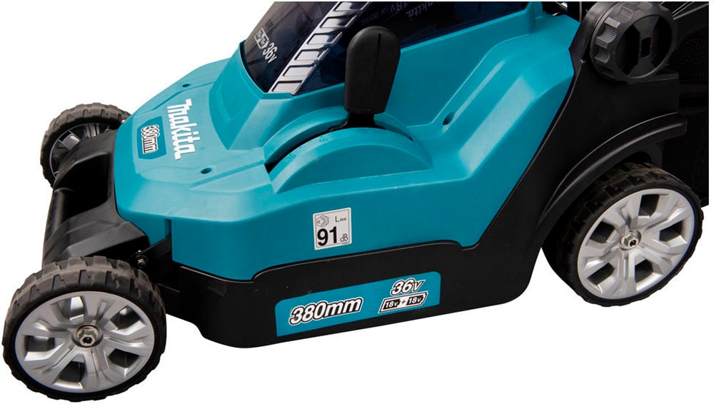 Makita Akkurasenmäher »DLM382Z«, 2x18V LXT, ohne Akku und Ladegerät