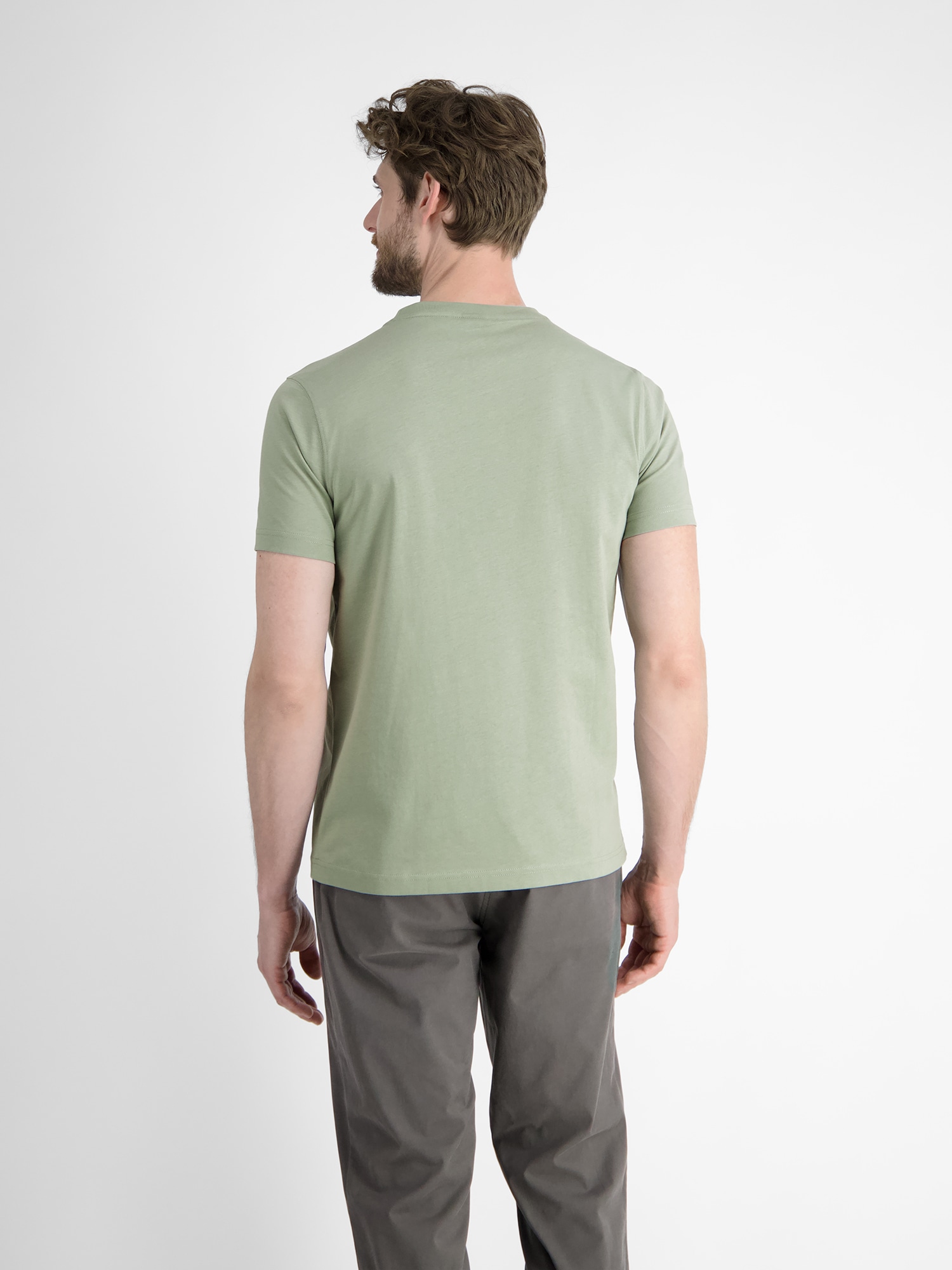LERROS T-Shirt »LERROS Herren T-Shirt mit Brustprint«