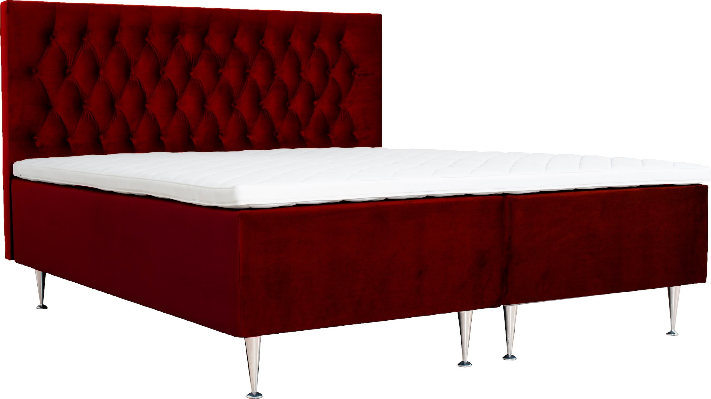 Home affaire Boxspringbett »Exclusive« inkl. Topper, 3 Breiten, 3 Härtegrad-Ausführungen