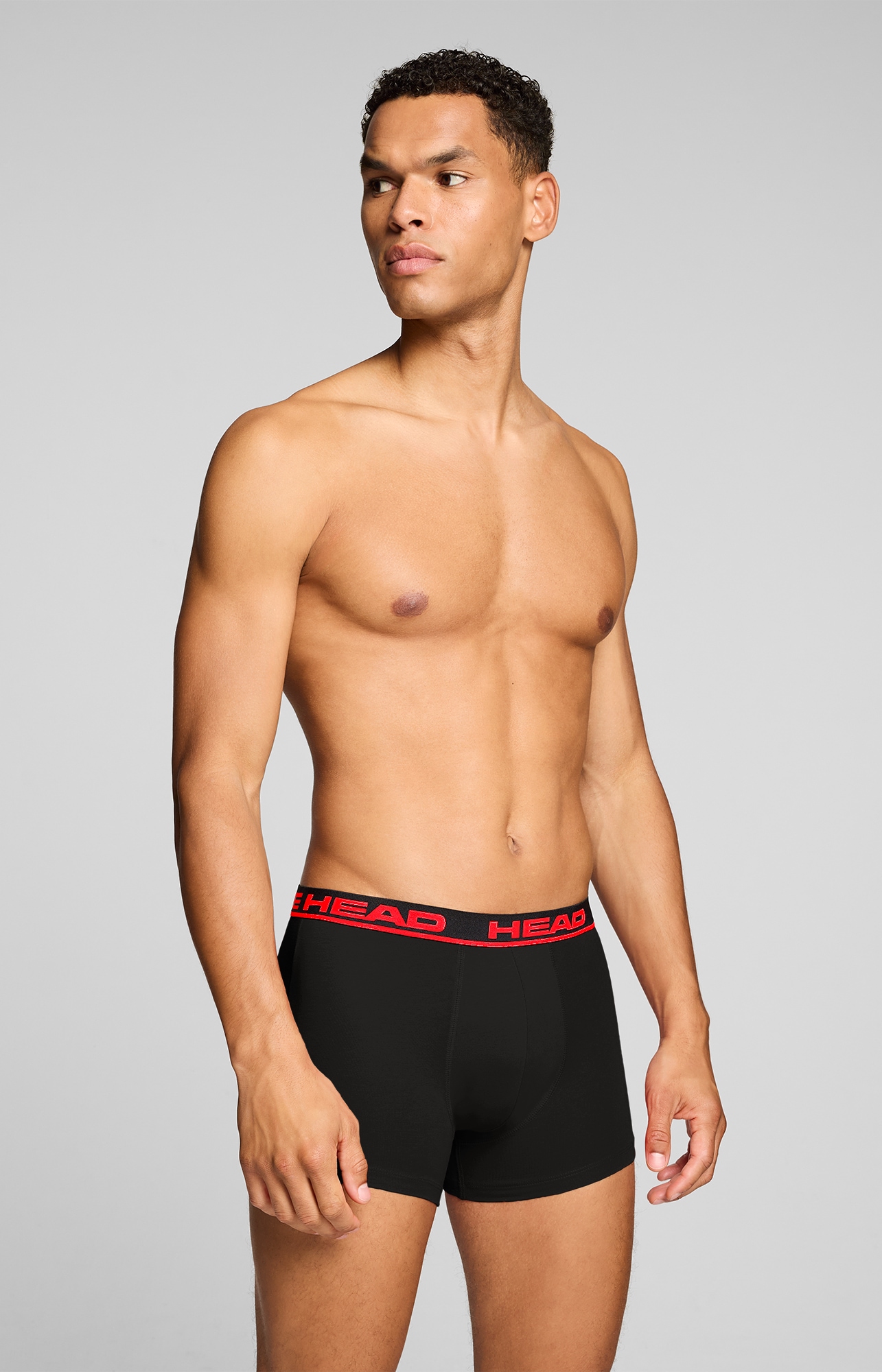 Head Boxershorts »HEAD BASIC BOXER 2P« 2er Pack,  mit elastischem Logobund