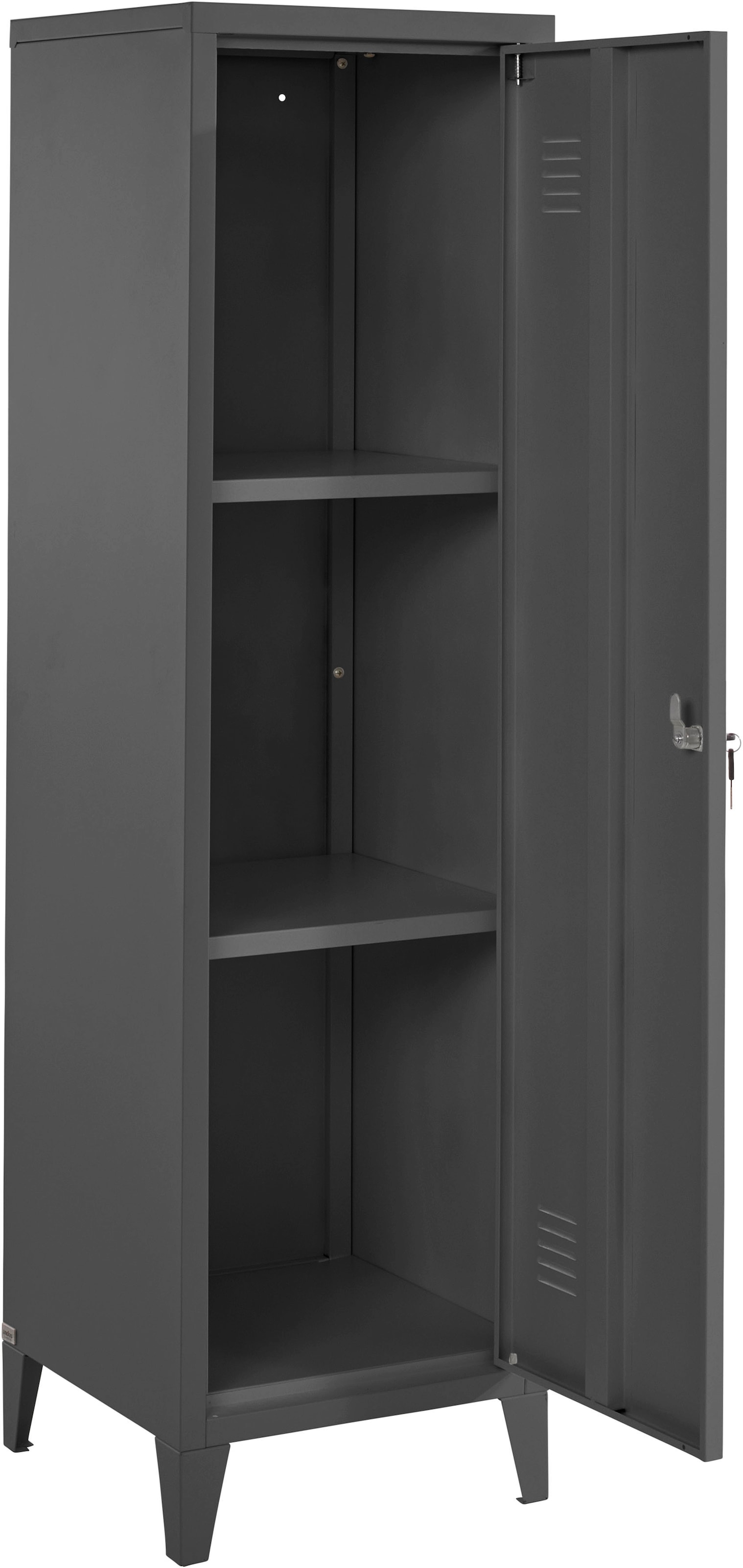 andas Midischrank »Jensjorg«, Midischrank aus Metall, 2 x Einlegeböden  hinter der Tür, Höhe 137 cm bestellen im OTTO Online Shop