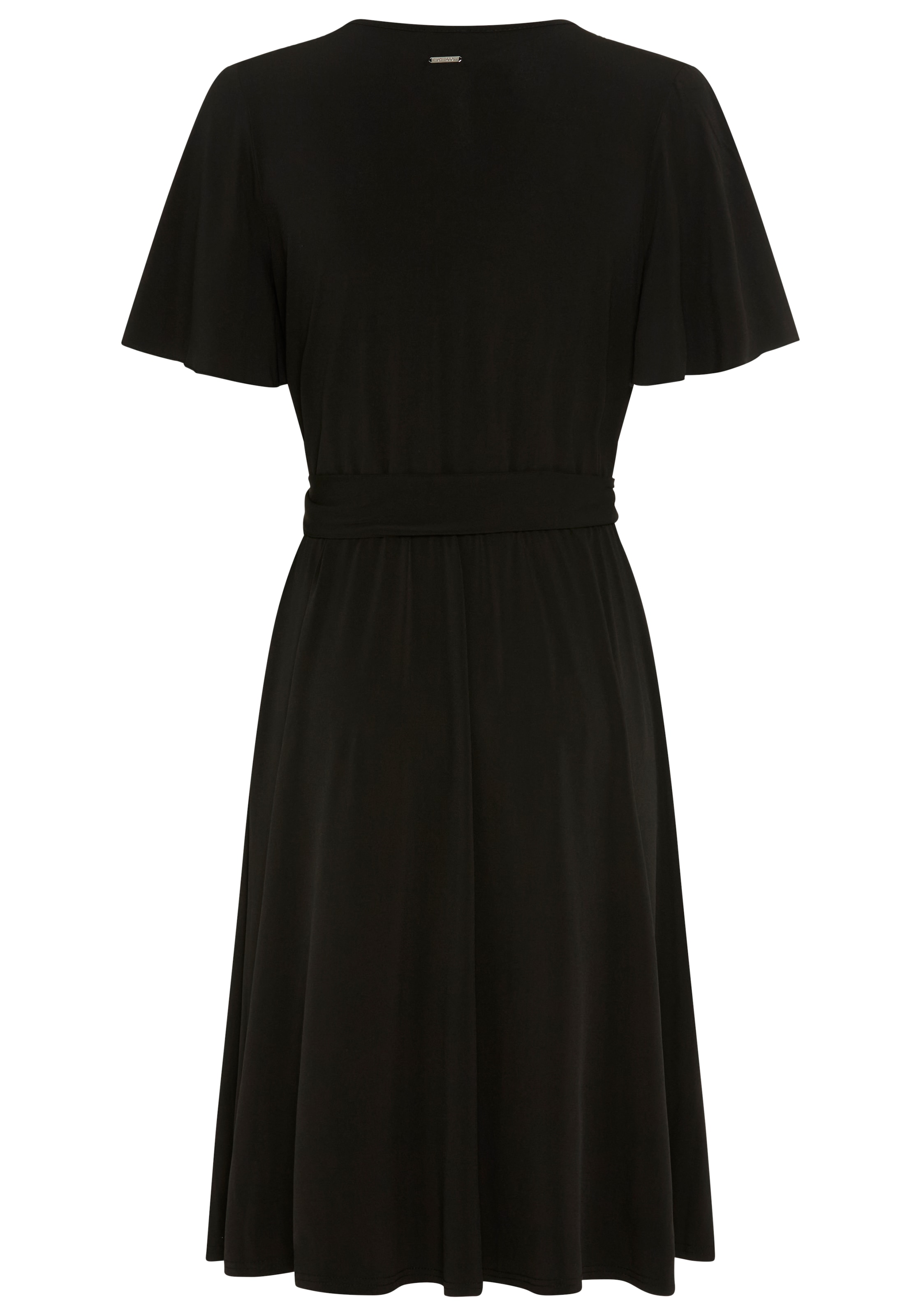 Laura Scott Abendkleid knielang, figurbetont, aus elastischem Single Jersey