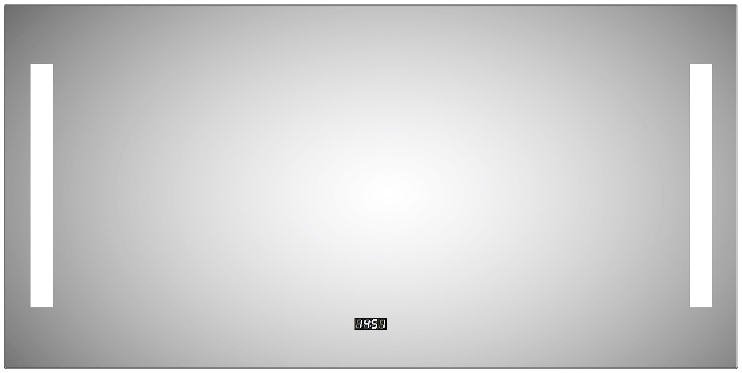 Talos Badspiegel »Star«, energiesparend, mit Digitaluhr, 120 x 60 cm kaufen