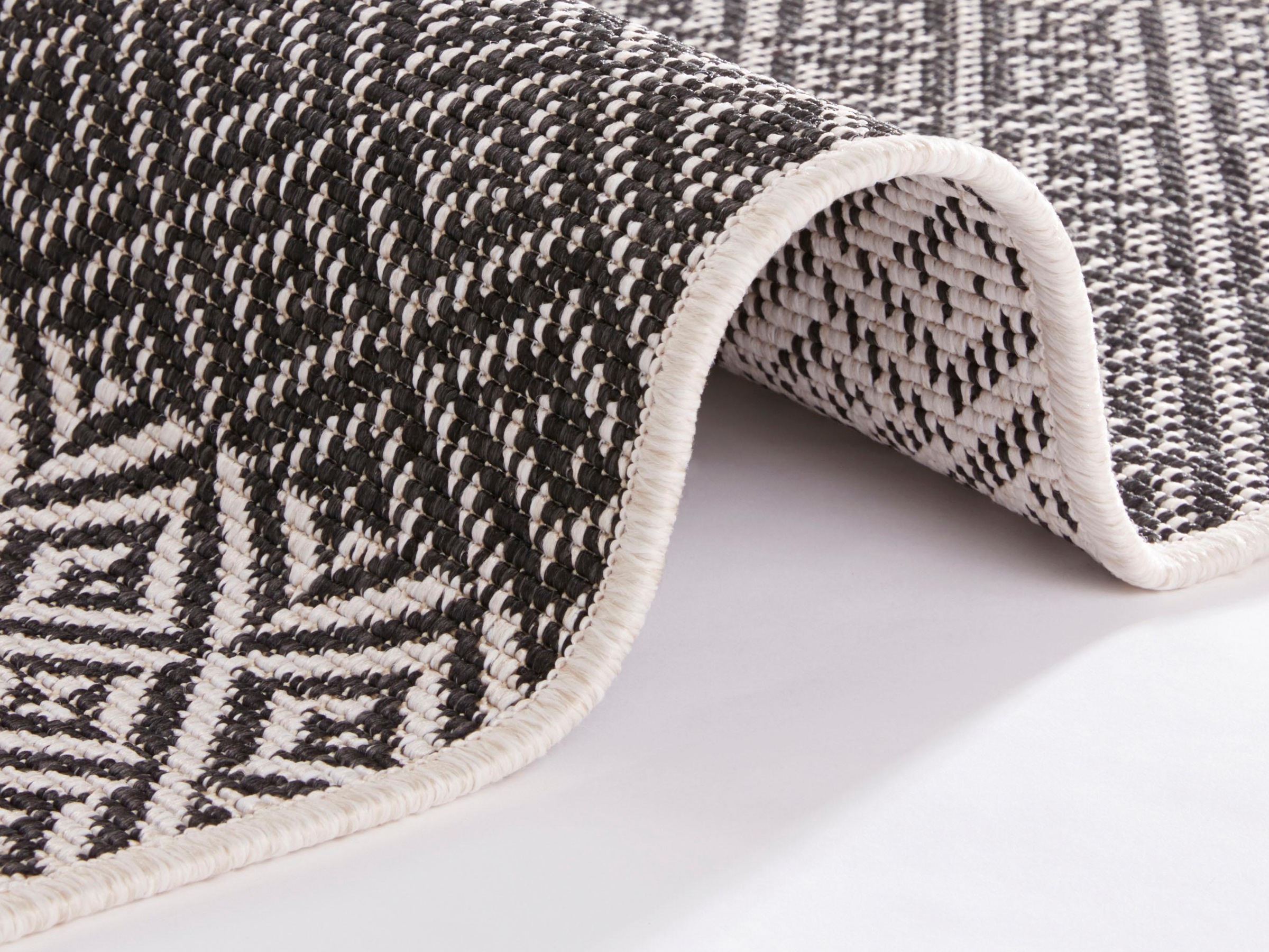 NORTHRUGS Teppich »Borneo«, rechteckig, 5 mm Höhe, In- und Outdoor geeignet, Wendbar, Wohnzimmer