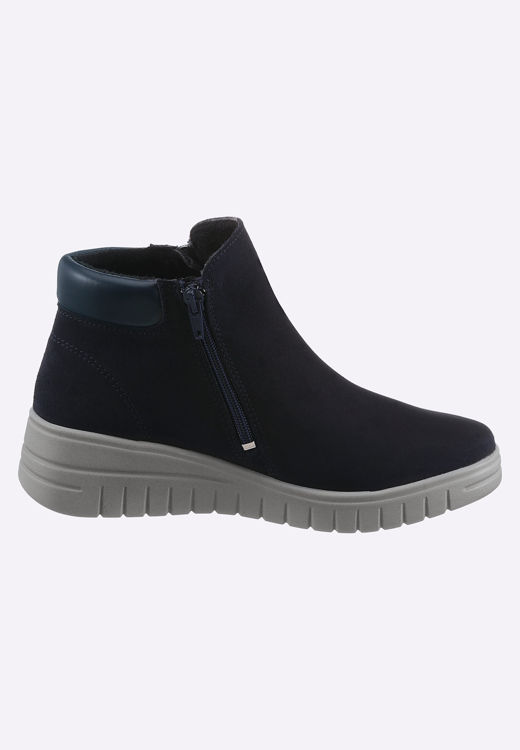 airsoft modern+ Stiefelette »Stiefelette Stiefelette mit Veloursleder«