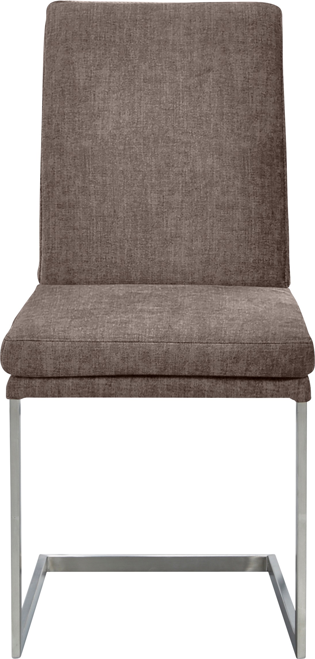 K+W Komfort & Wohnen Freischwinger () stabiles Hochkantrohr, Untergestell in Edelstahloptik oder schwarz