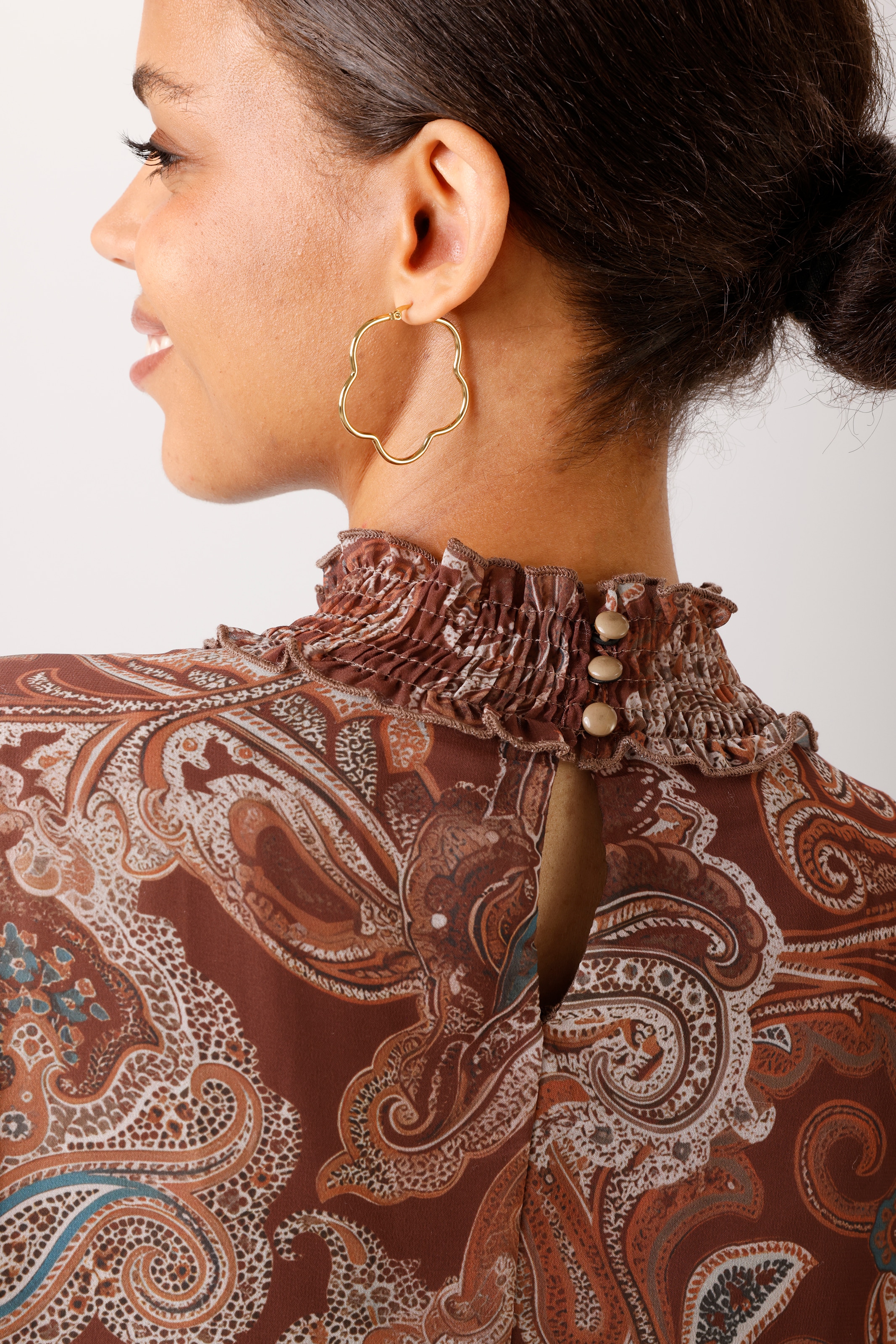 Aniston CASUAL Schlupfbluse mit farbharmonischem Paisley-Muster - NEUE KOLLEKTION