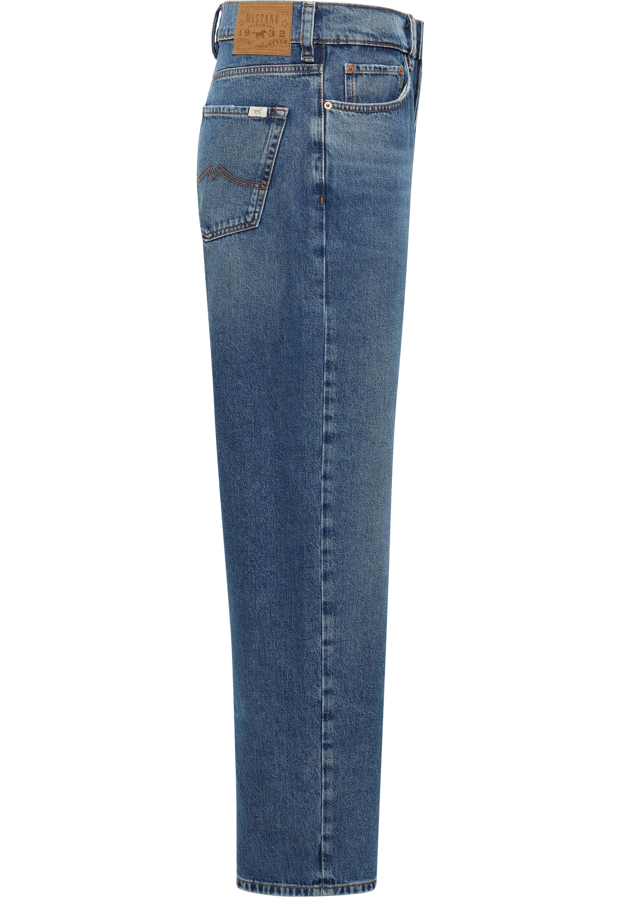 MUSTANG Straight-Jeans »Herren Style Jeff Relaxed Straight«