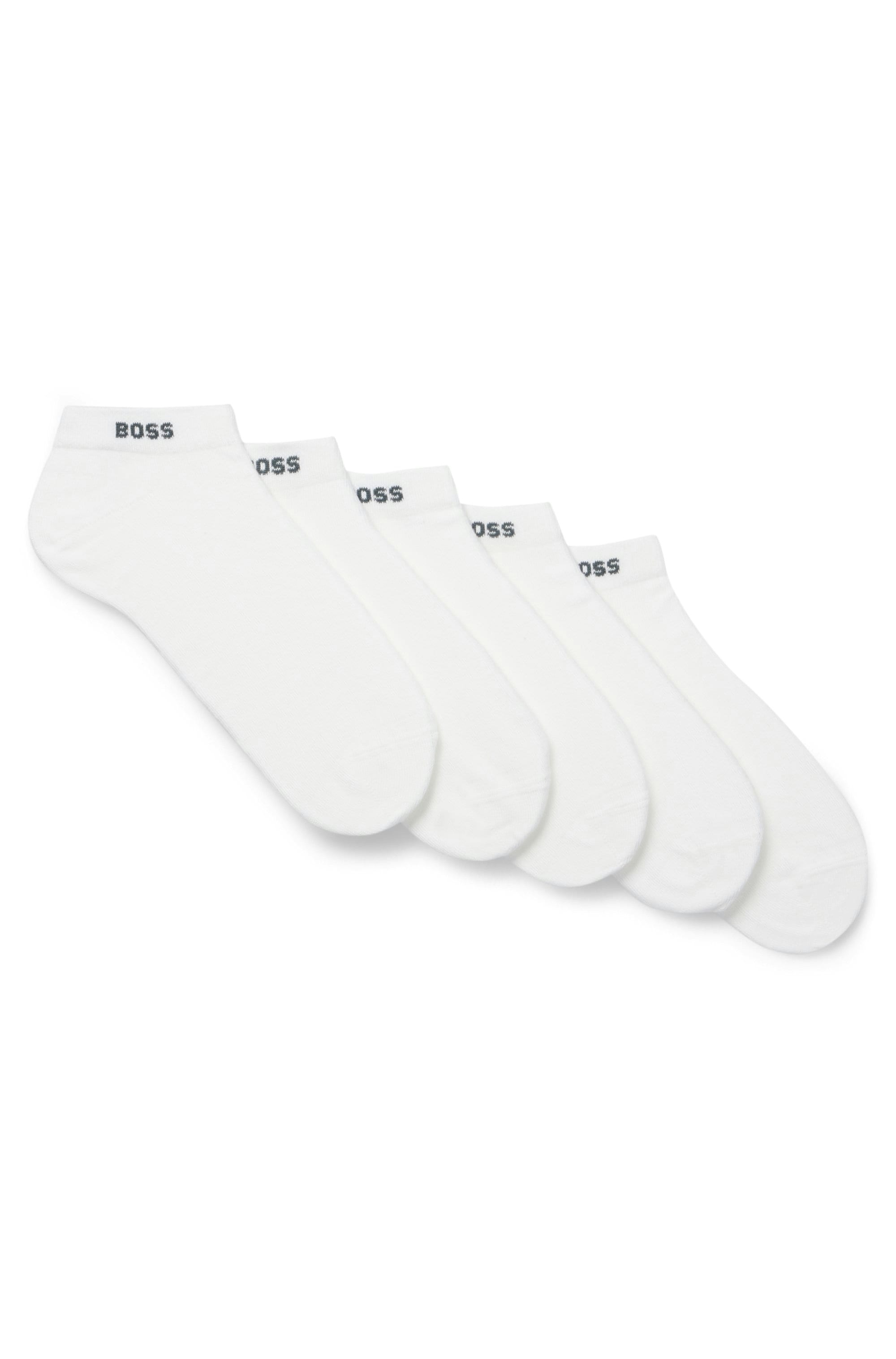 BOSS Sneakersocken »5P AS Uni CC« Packung, 5 Stk. tlg. mit BOSS Label