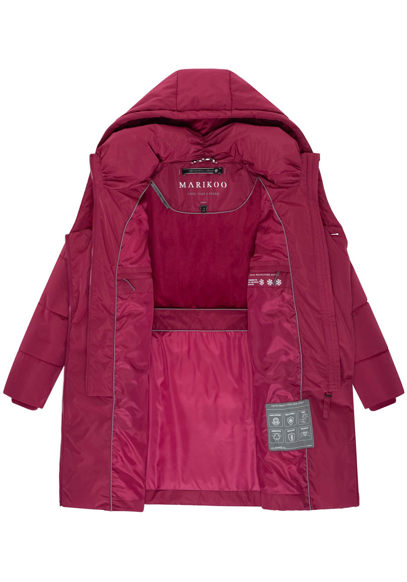 Marikoo Winterjacke »Marikoo Virenaa 16 Steppmantel N106«