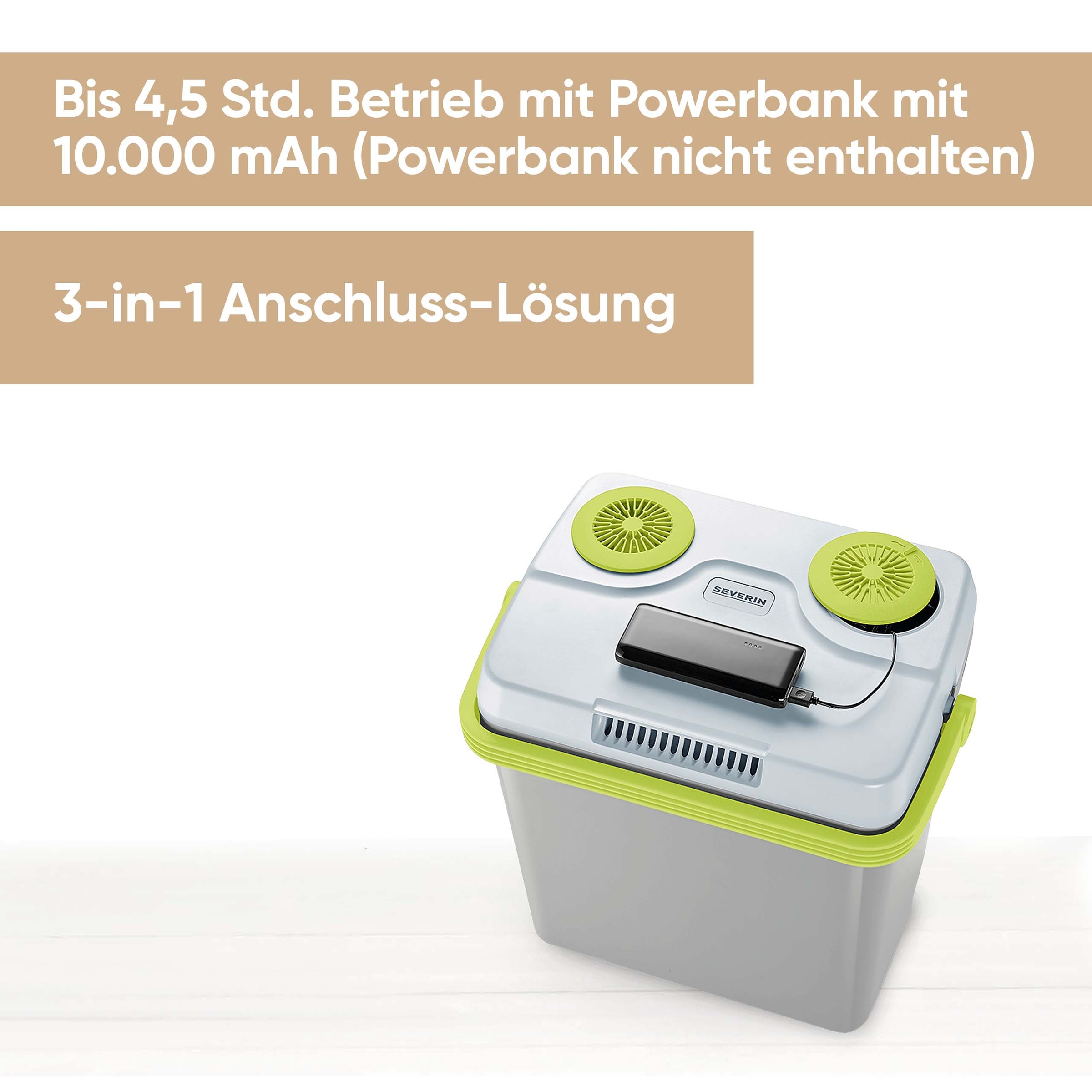 Severin Kühlbox »TKB 2925« elektrisch, 25L, Kühl- und Warmhaltefunktion, 3 Anschlüsse fürs Auto