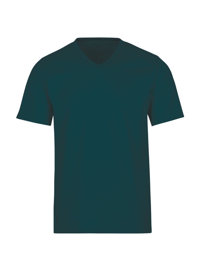 Trigema T-Shirt »TRIGEMA V-Shirt DELUXE Baumwolle« 1 Stk. tlg.