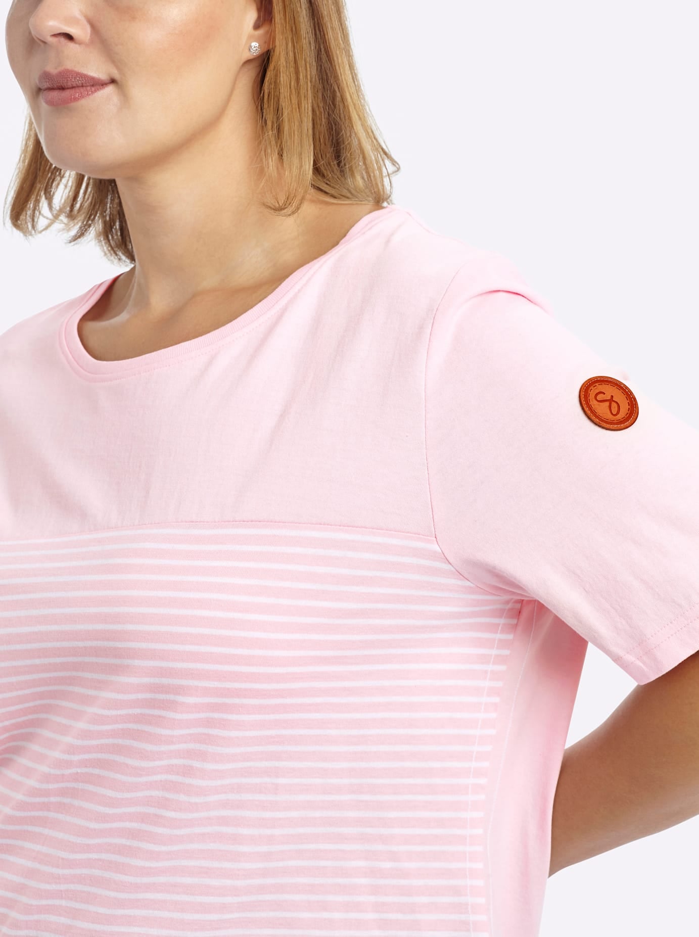 Sheego Rundhalsshirt »T-Shirt« 1