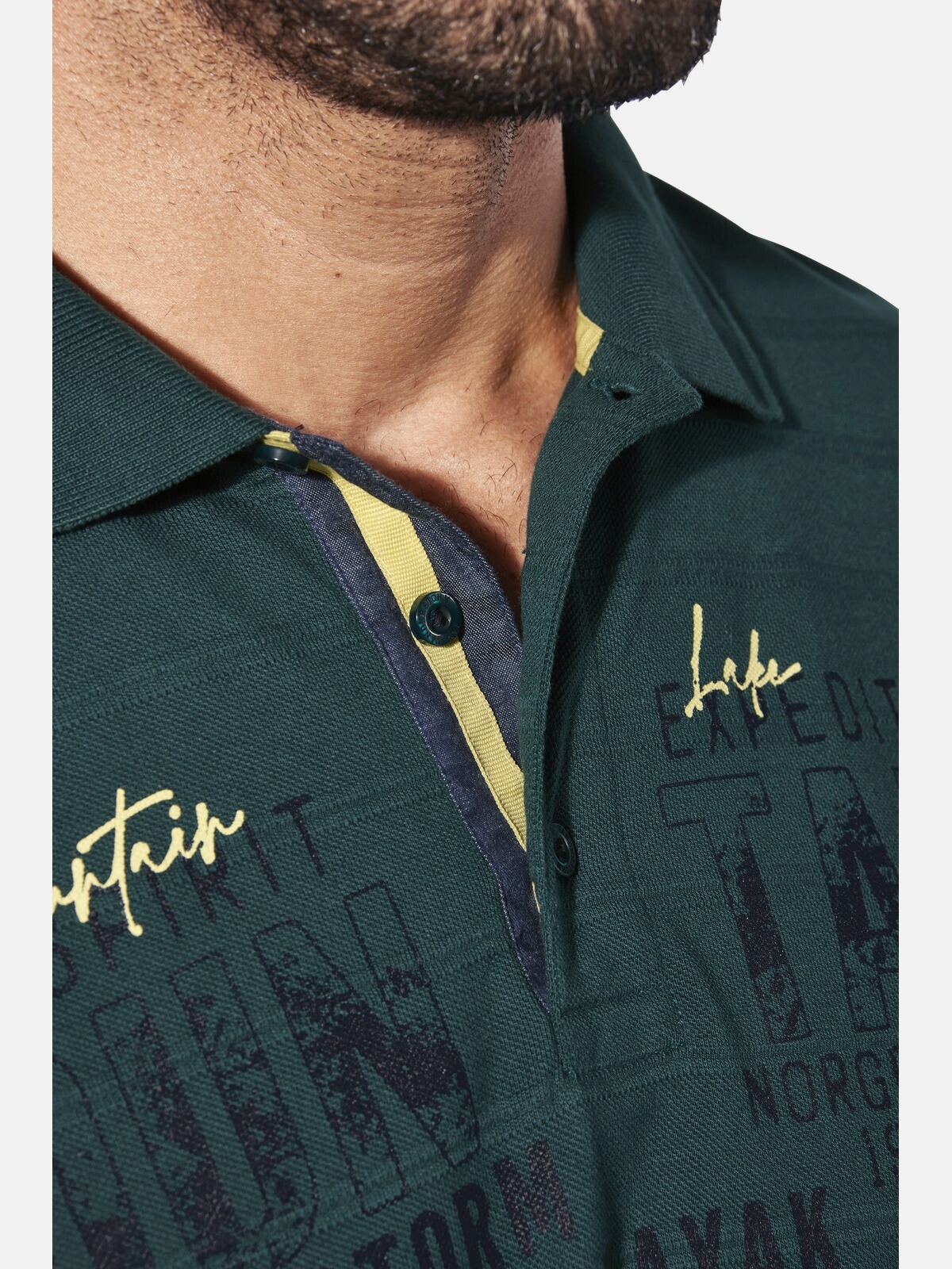 Jan Vanderstorm Langarm-Poloshirt »Langarm-Poloshirt MAKSE«, (1 tlg.)