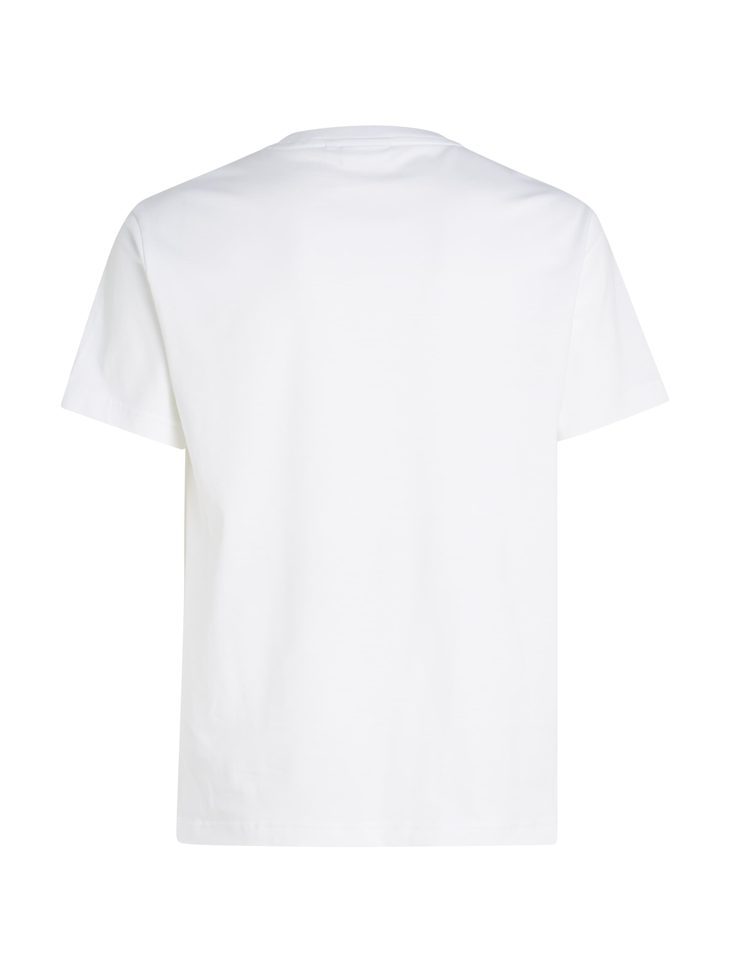 Calvin Klein T-Shirt »FLOCK LOGO T-SHIRT«, mit Logoschriftzug