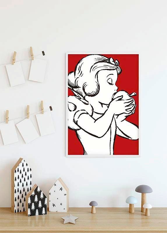 Komar Poster »Snow White red«, Online bestellen Bite Schlafzimmer, OTTO Shop St.), Wohnzimmer Apple Disney, - Kinderzimmer, (1 im