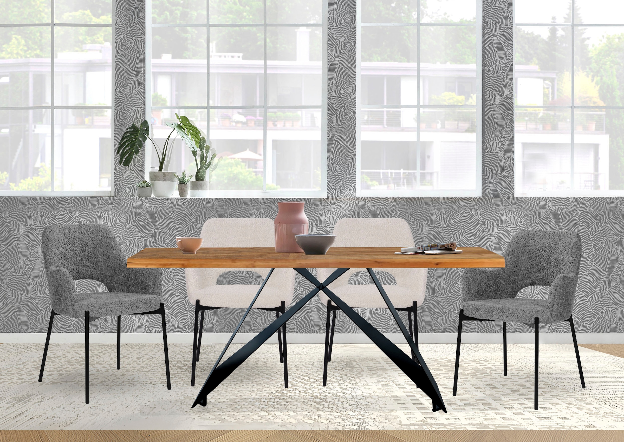 SIT Esstisch 1 Stk. tlg. Plattenstärke 5 cm massiv