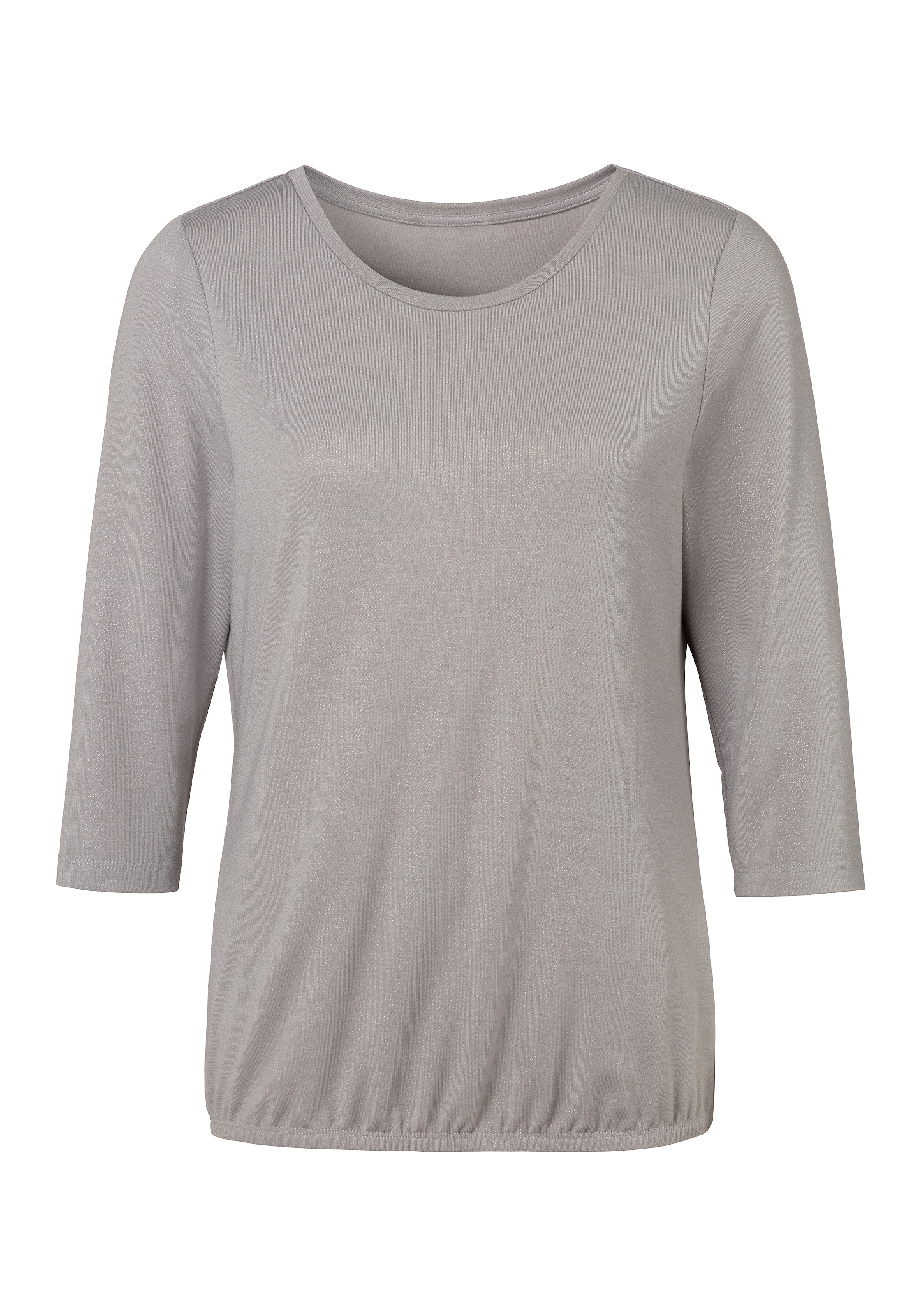 Online Shop bestellen OTTO Glitzerdruck silbrigem Vivance mit 3/4-Arm-Shirt, im
