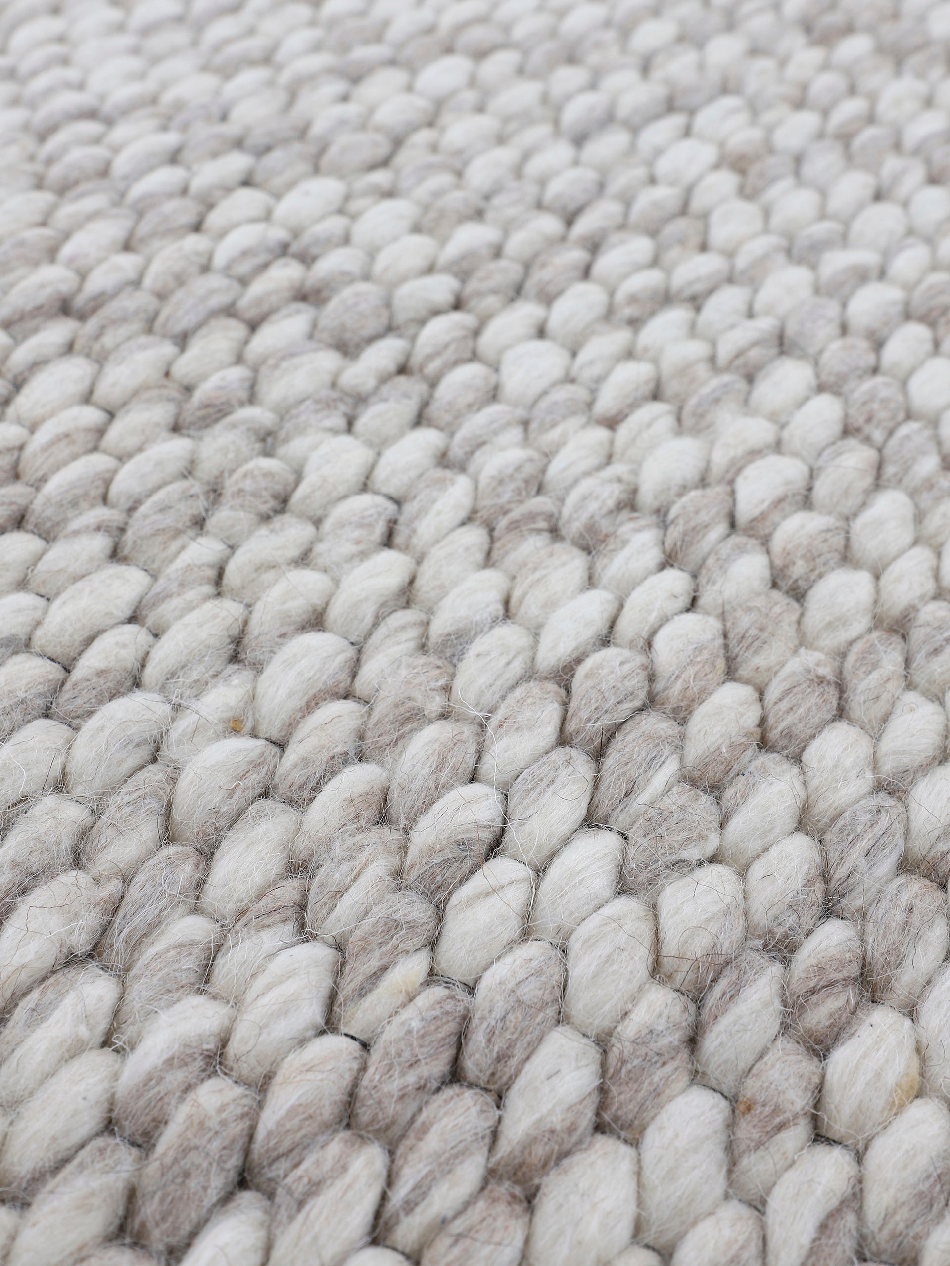 carpetfine Wollteppich »Sina«, rechteckig, 14 mm Höhe, Handweb Teppich, reine Wolle, meliert, handgewebt, weich & kuschelig