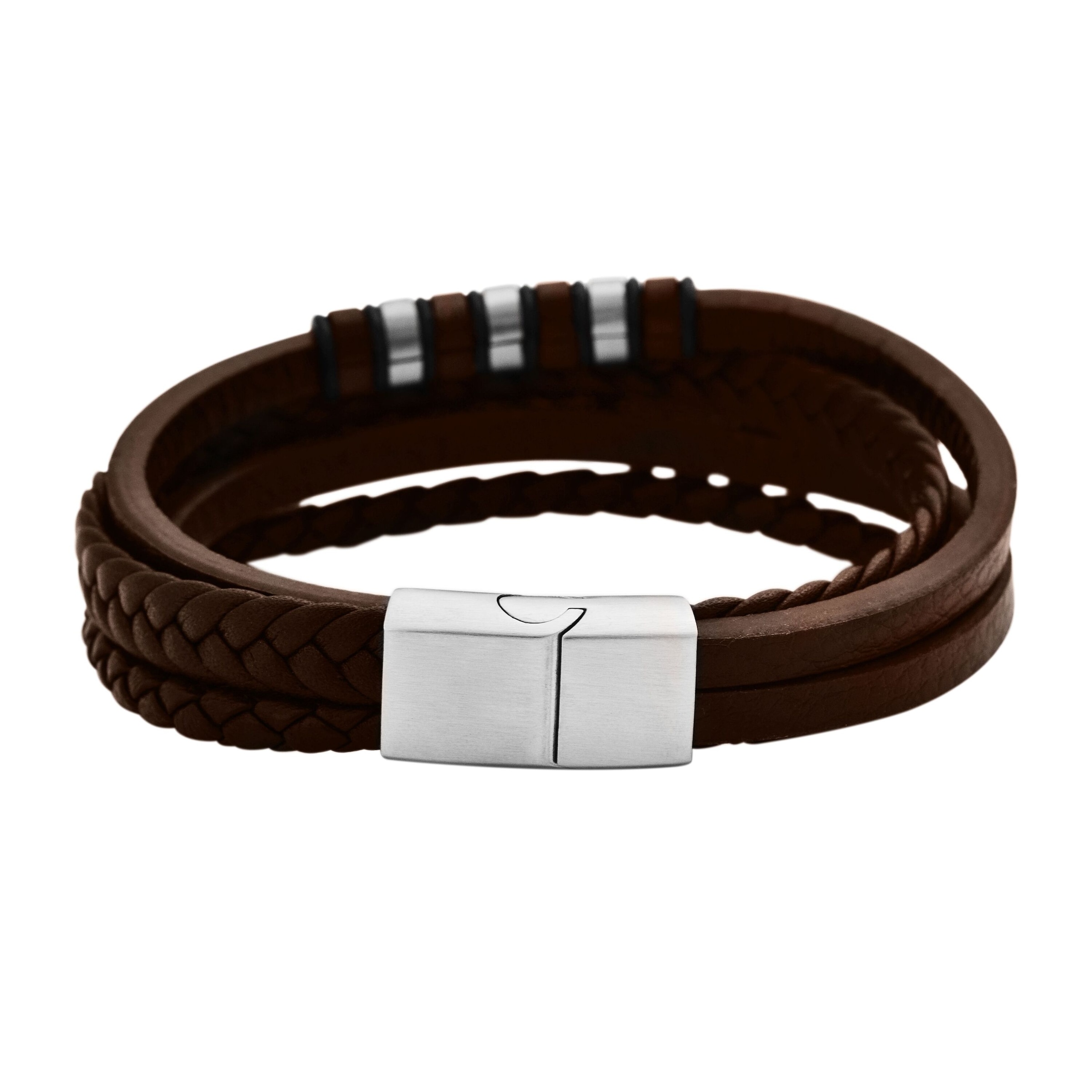 Adelia´s Armband »Unisex Armband aus Leder 20,5 cm«