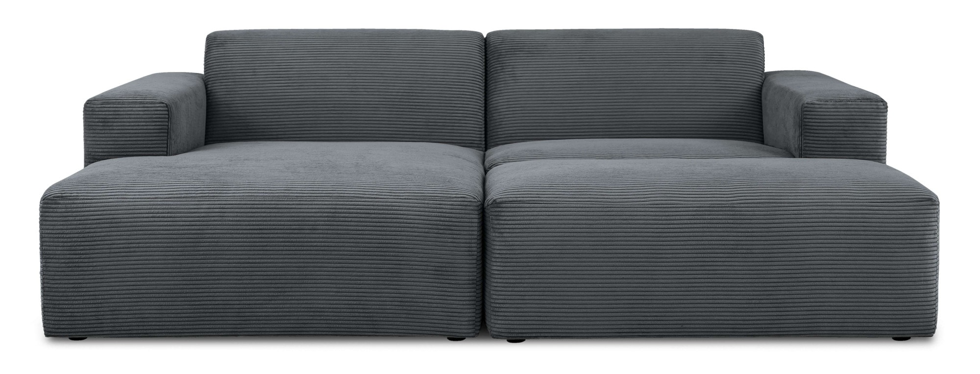 INOSIGN Ecksofa »Koa,228cm, L-Form, Modulsofa, Webstoff, Cord«, Designsofa, Set, Hocker inklusive, weicher Lounge-Sitzkomfort