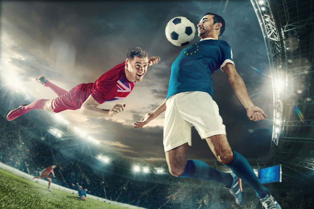Papermoon Fototapete »Fußball«