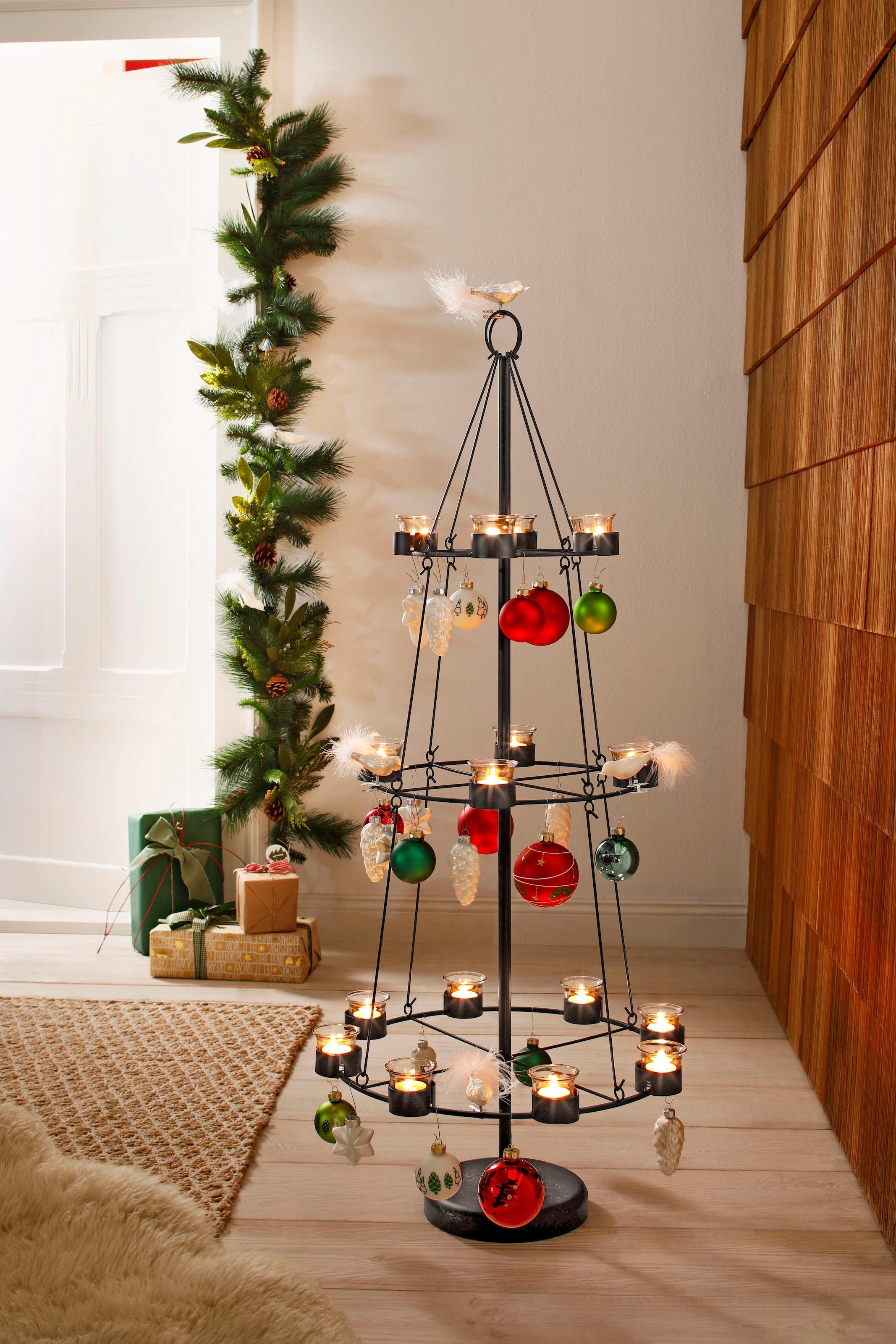 Home affaire Teelichthalter »Christbaum, Weihnachtsdeko«, Höhe 120 cm bei  OTTO