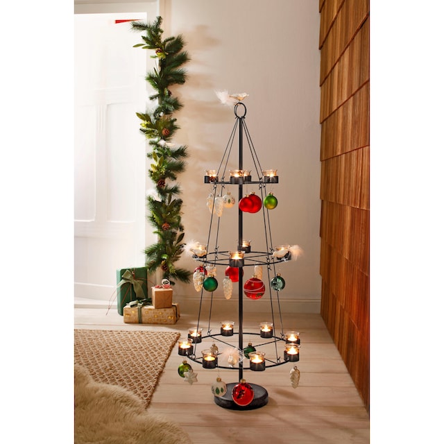 Home affaire Teelichthalter »Christbaum, Weihnachtsdeko«, Höhe 120 cm bei  OTTO