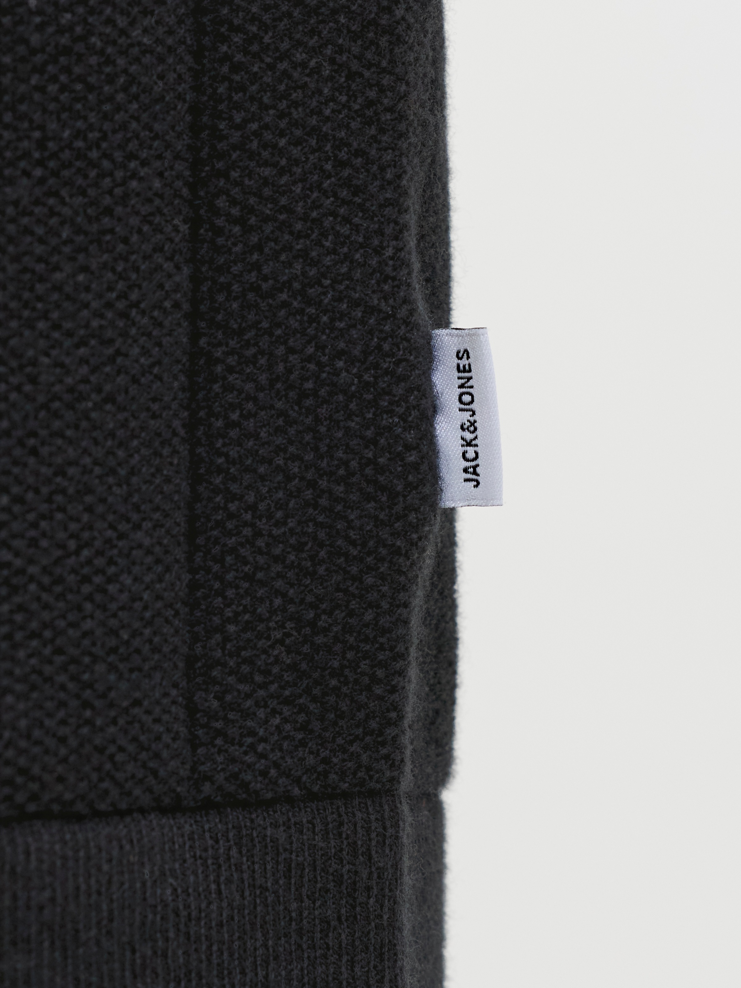 Jack & Jones Kurzarmpullover »JJEBRADLEY KNIT TEE SS LN« Baumwolle, mit vertikaler Rippstruktur