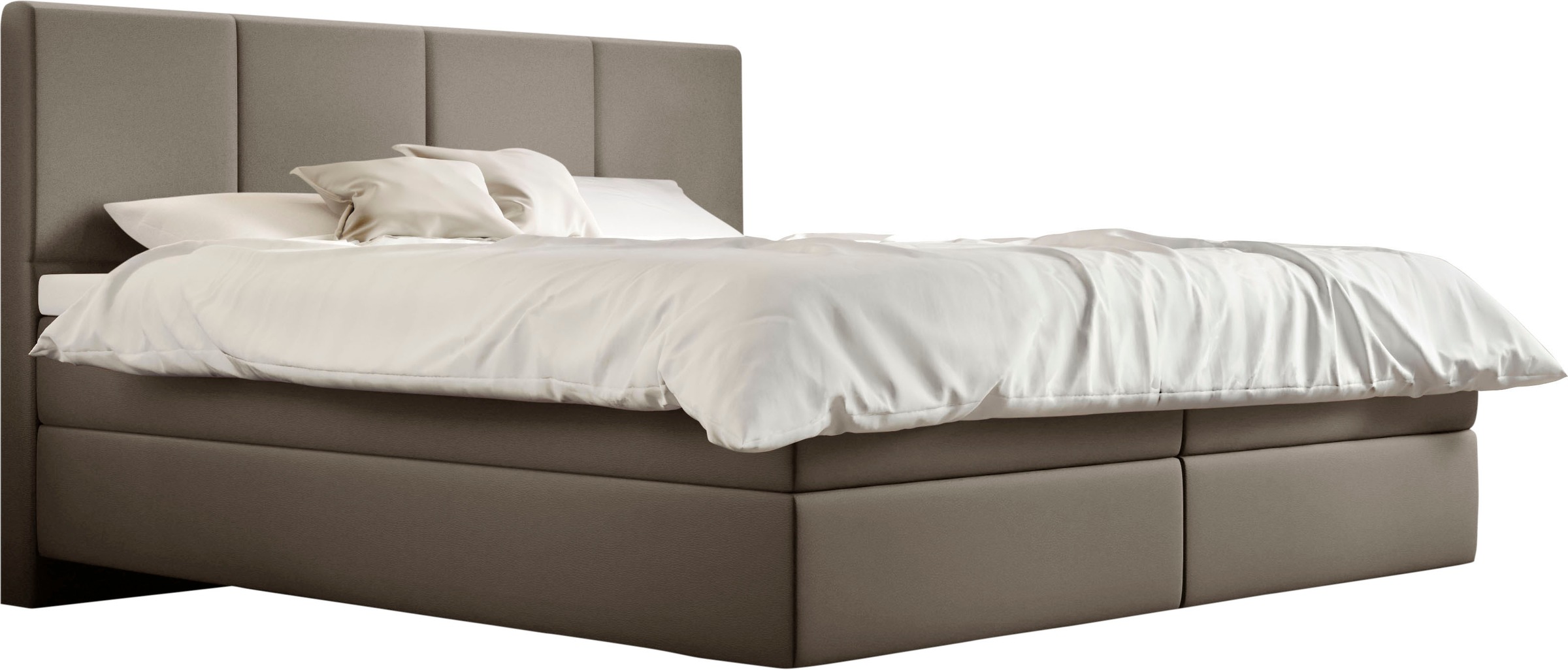 Schlaraffia Boxspringbett »Saga«, mit GELTEX® Topper und 7-Zonen-Tonnentaschen-Federkernmatratze, Härtegrad H2, H3, H4, Fuß in Schwebeoptik, Kopfteilhöhe 113 cm