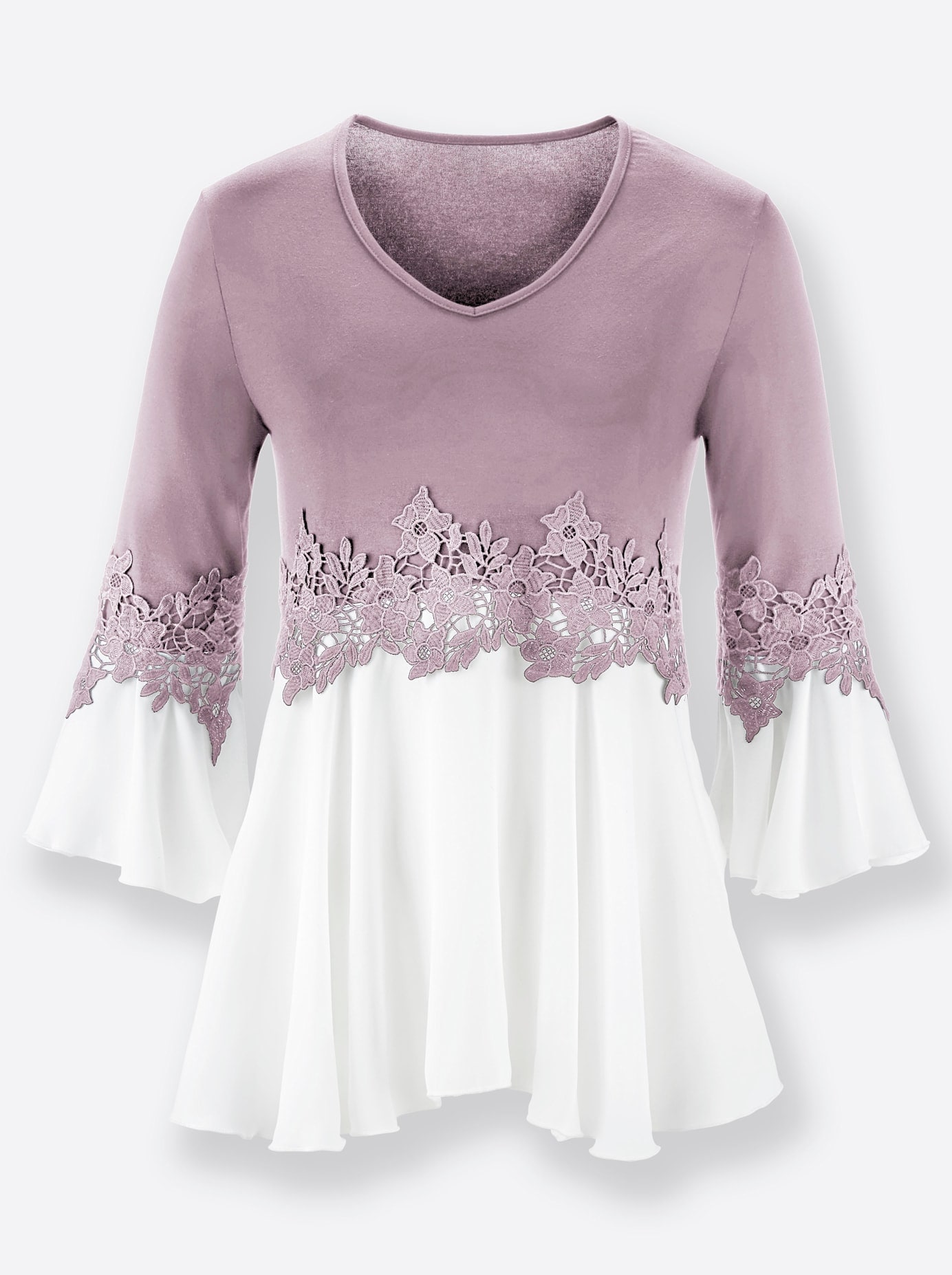 Lady V-Shirt »Shirt«, (1 tlg.)