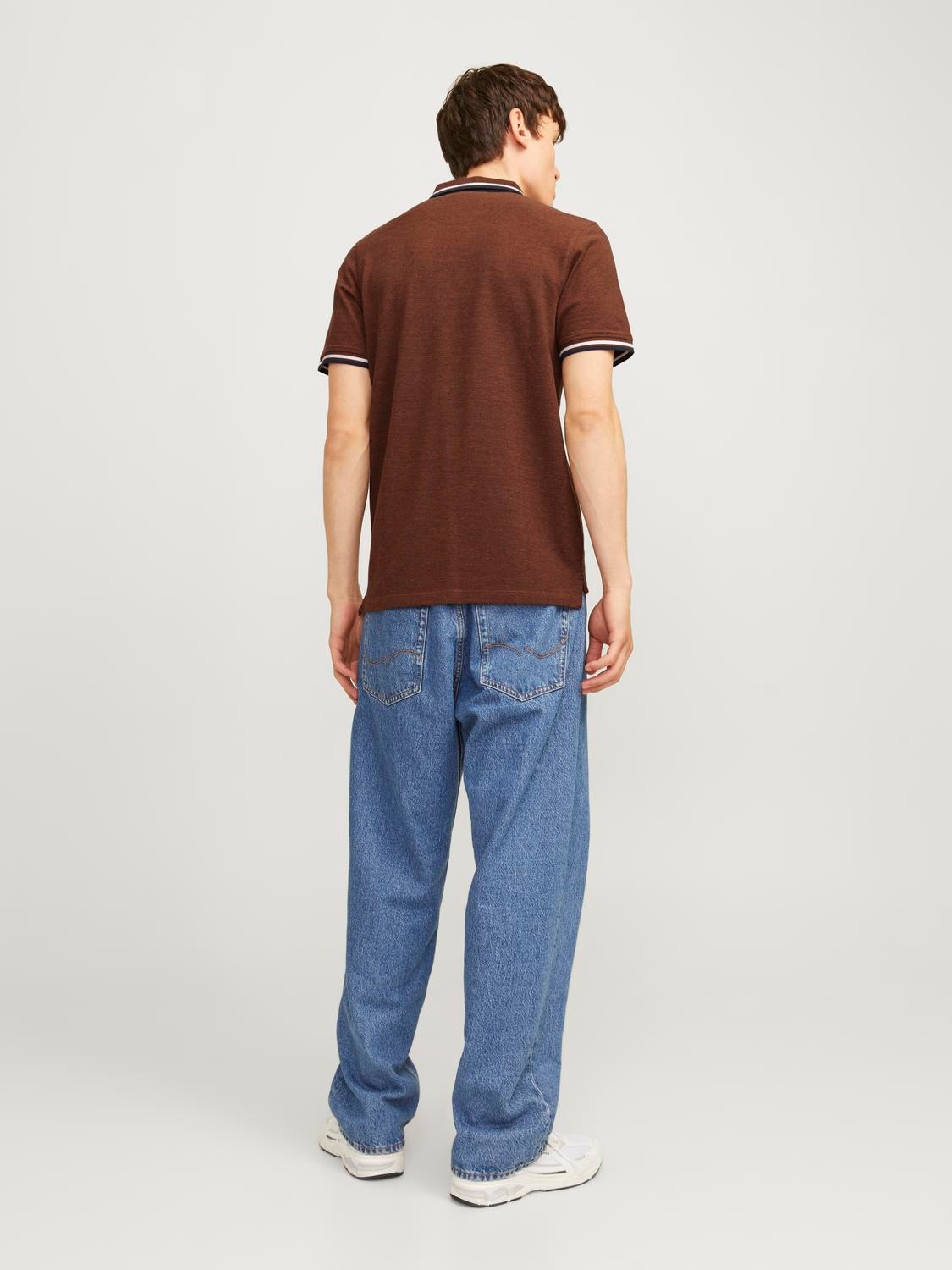 Jack & Jones Poloshirt »JJEPAULOS POLO SS NOOS«, mit Logo Stickerei