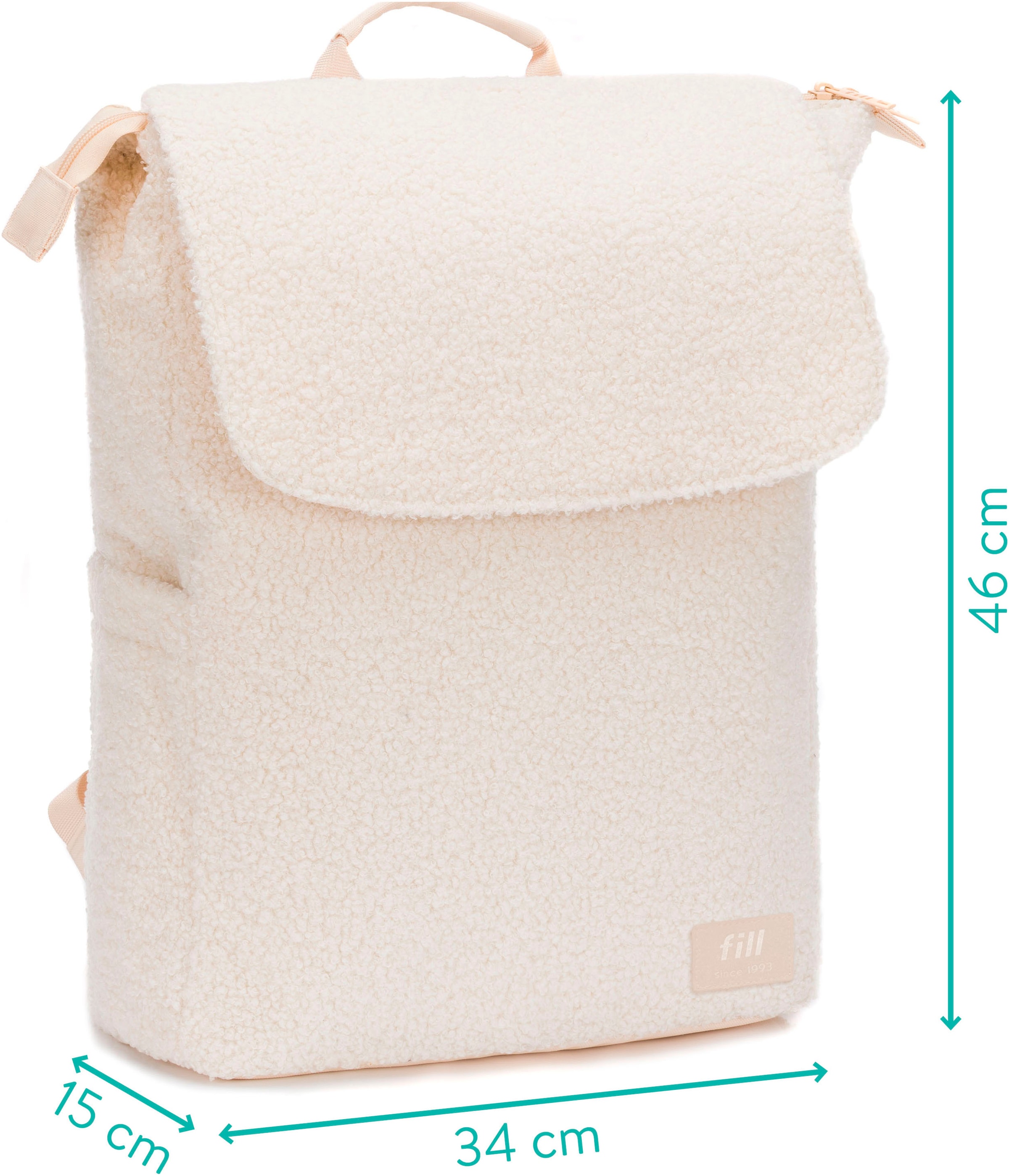 Fillikid Wickelrucksack »Teddy« inkl. Wickeltunterlage