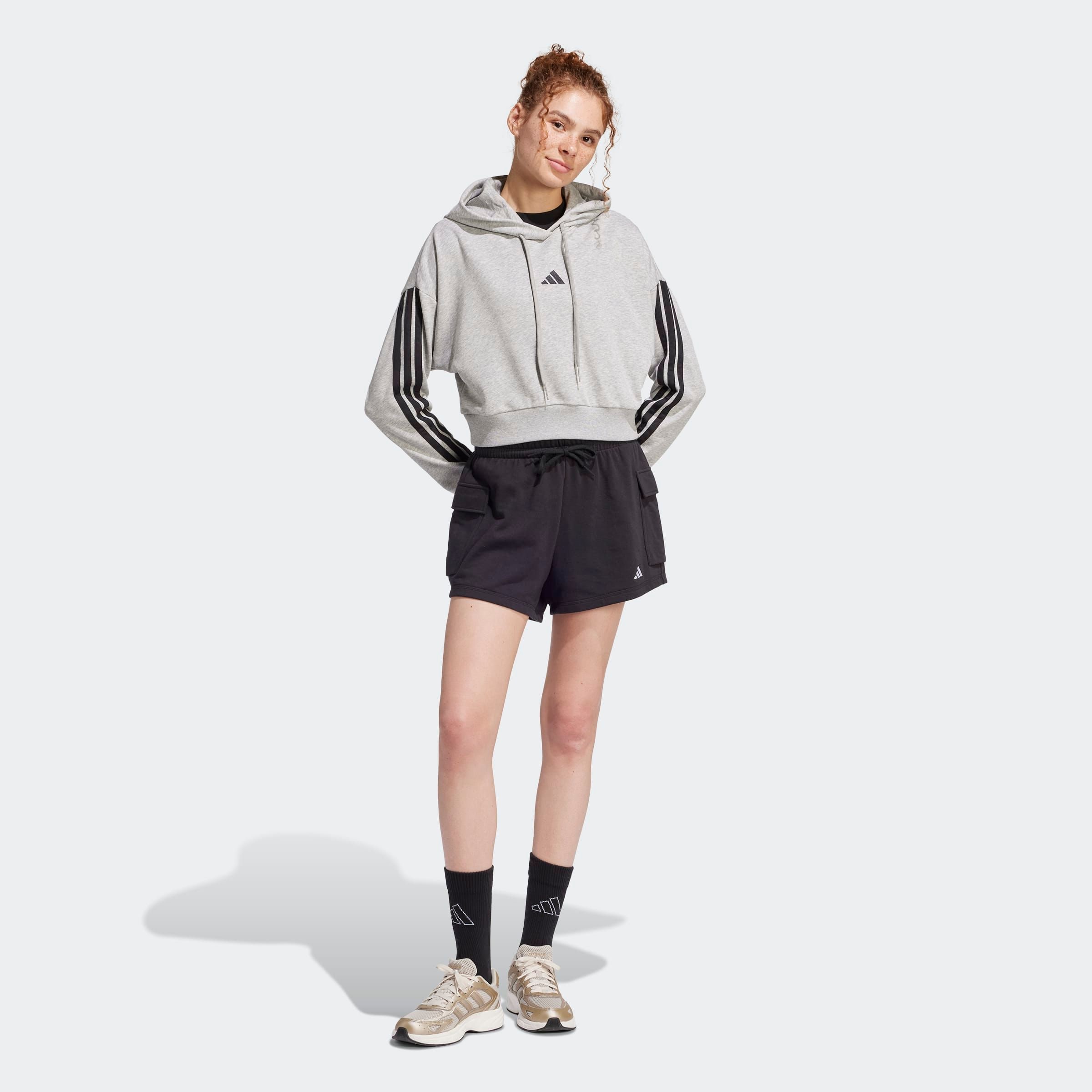 adidas Sportswear Kapuzensweatshirt »W 3S FT CRO HD«