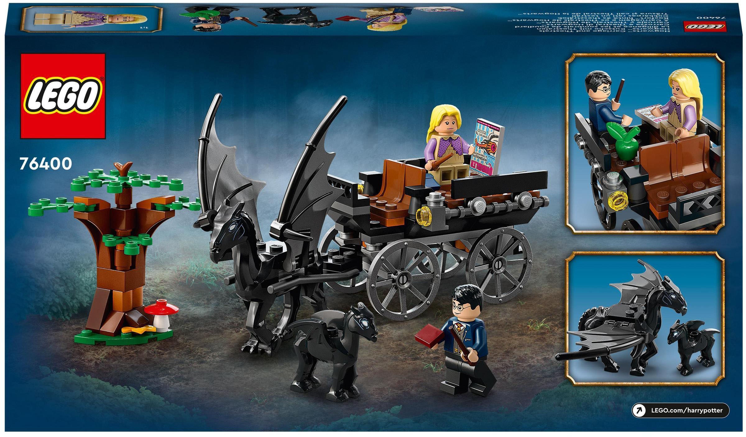 LEGO® Konstruktionsspielsteine »Hogwarts™ Kutsche mit Thestralen (76400), LEGO® Harry Potter™«, (121 St.), Made in Europe