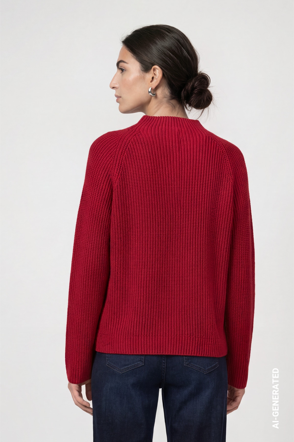 Monari Strickpullover »Pullover Basic Perlfang« Regular fit mit Stehkragen