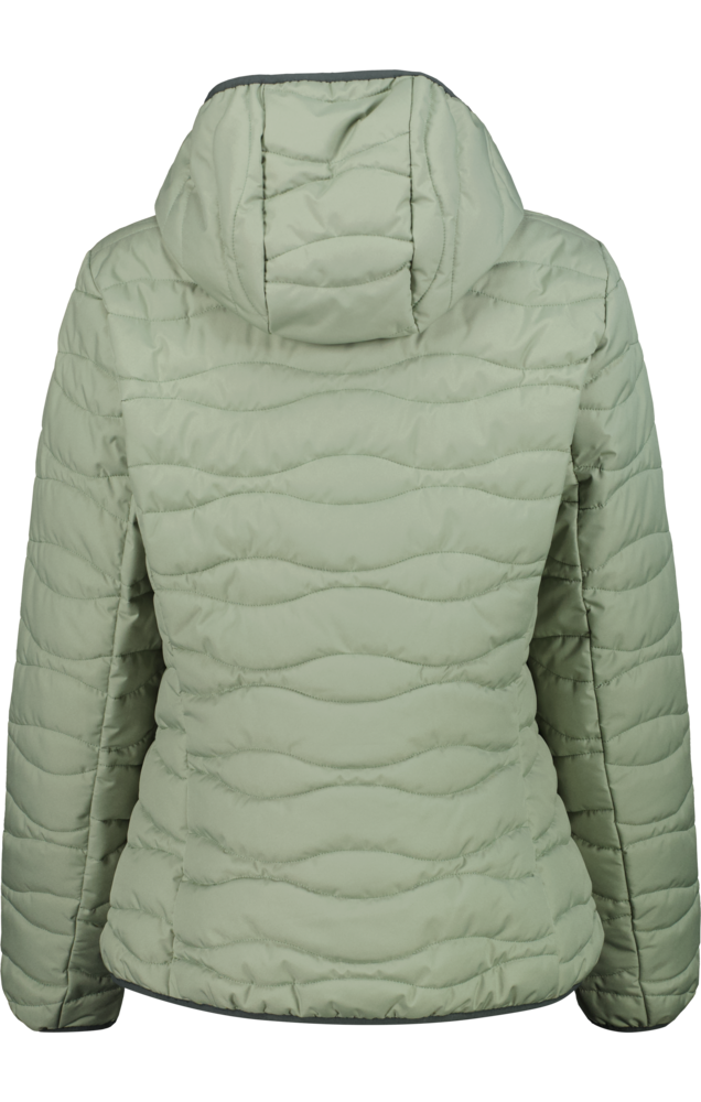 CMP Steppjacke »WOMAN JACKET FIX HOOD« mit Kapuze winddicht, wasserabweisend, atmungsaktiv