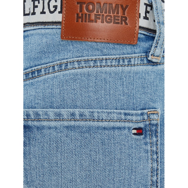 Tommy Hilfiger Straight-Jeans »ARCHIVE RECONSTRUCTED MID WASH«, mit  Logoschriftzug am Bund online bei OTTO