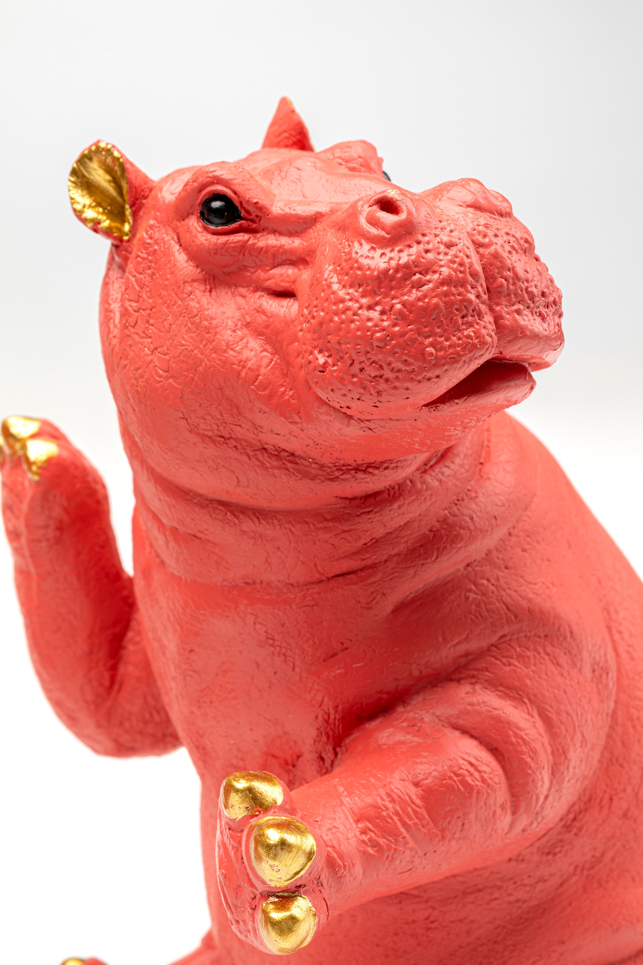 Kare Design Buchstütze »Hippo Pink« aus Polyresin