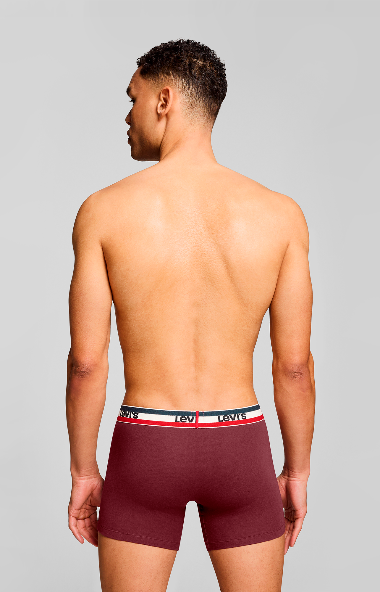 Levi's® Boxershorts »LEVIS MEN SPRTSWR LOGO BOXER BRIEF 3P«, (Packung, 3er Pack), mit breitem Logobund