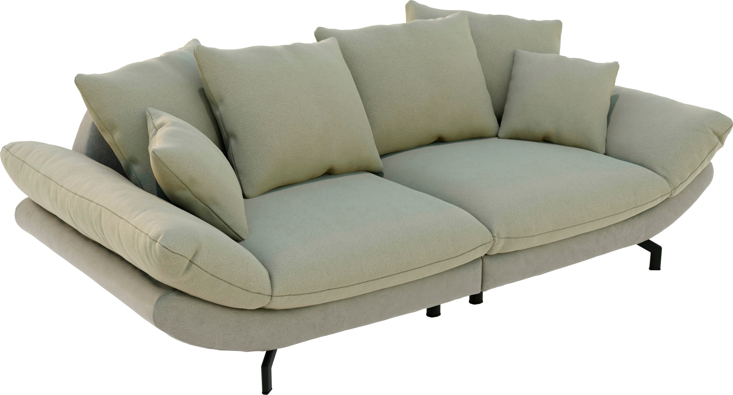 TRENDMANUFAKTUR Big-Sofa »Gizmo«, mit weichem Sitzkomfort und zeitlosem Design